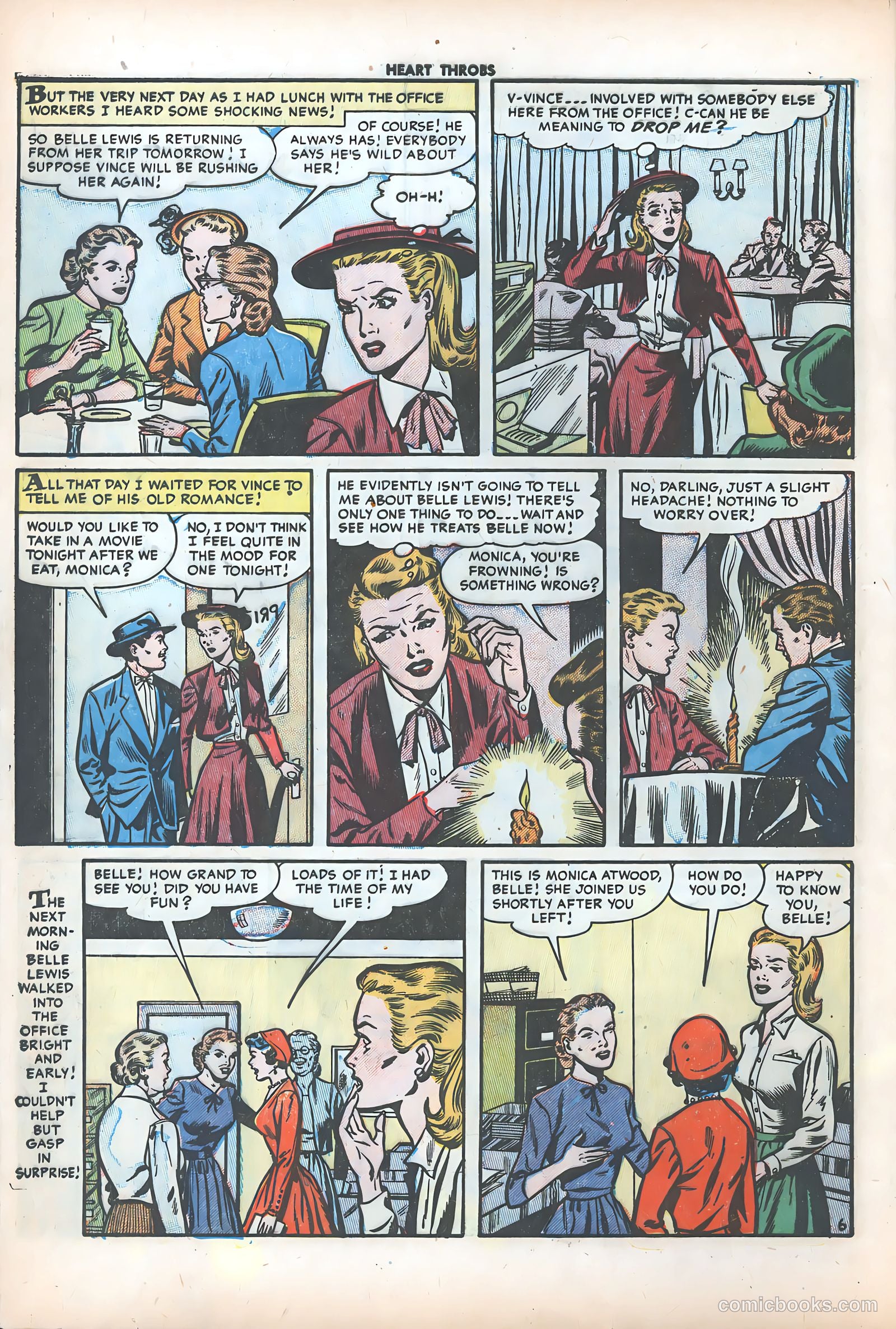 Heart Throbs #31 (1954) — page 8 of 37