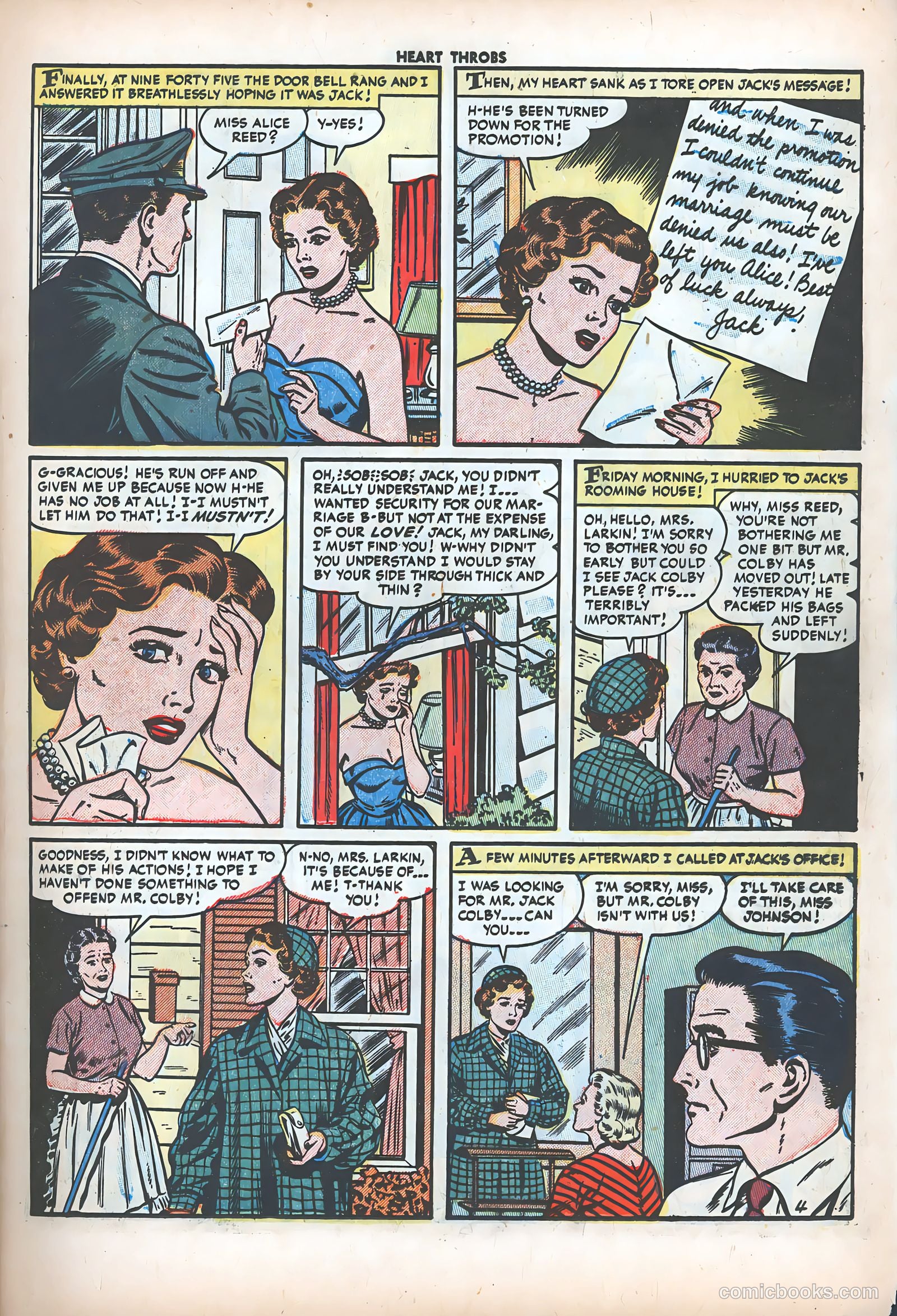 Heart Throbs #31 (1954) — page 15 of 37