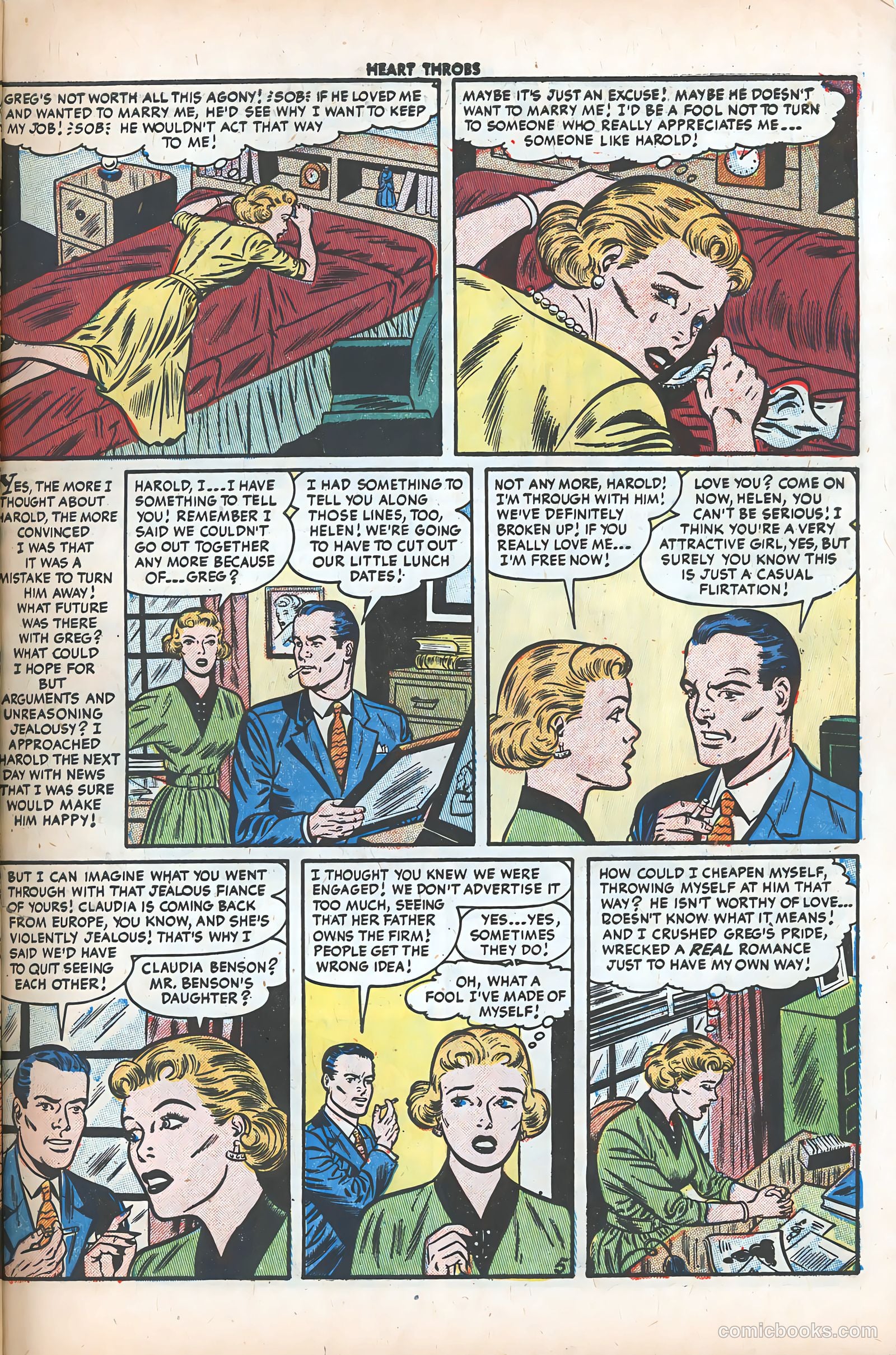 Heart Throbs #31 (1954) — page 31 of 37