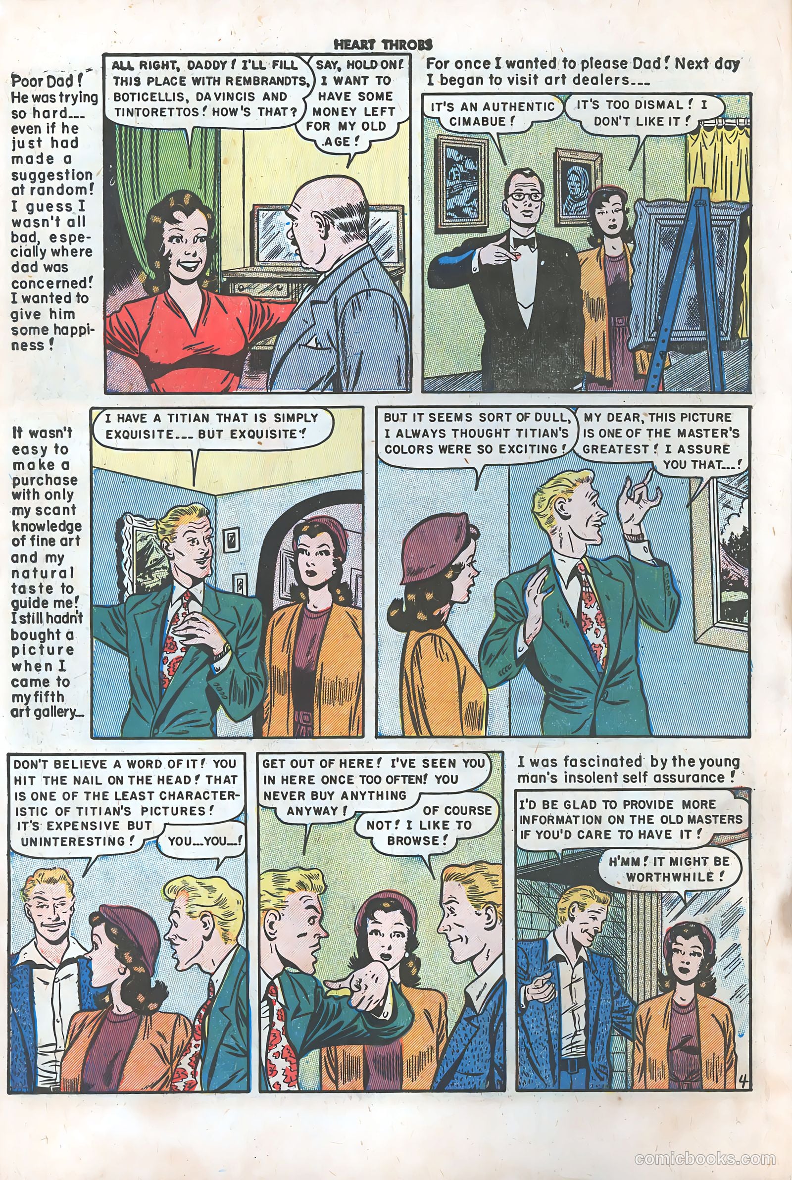 Heart Throbs #32 (1955) — page 6 of 37