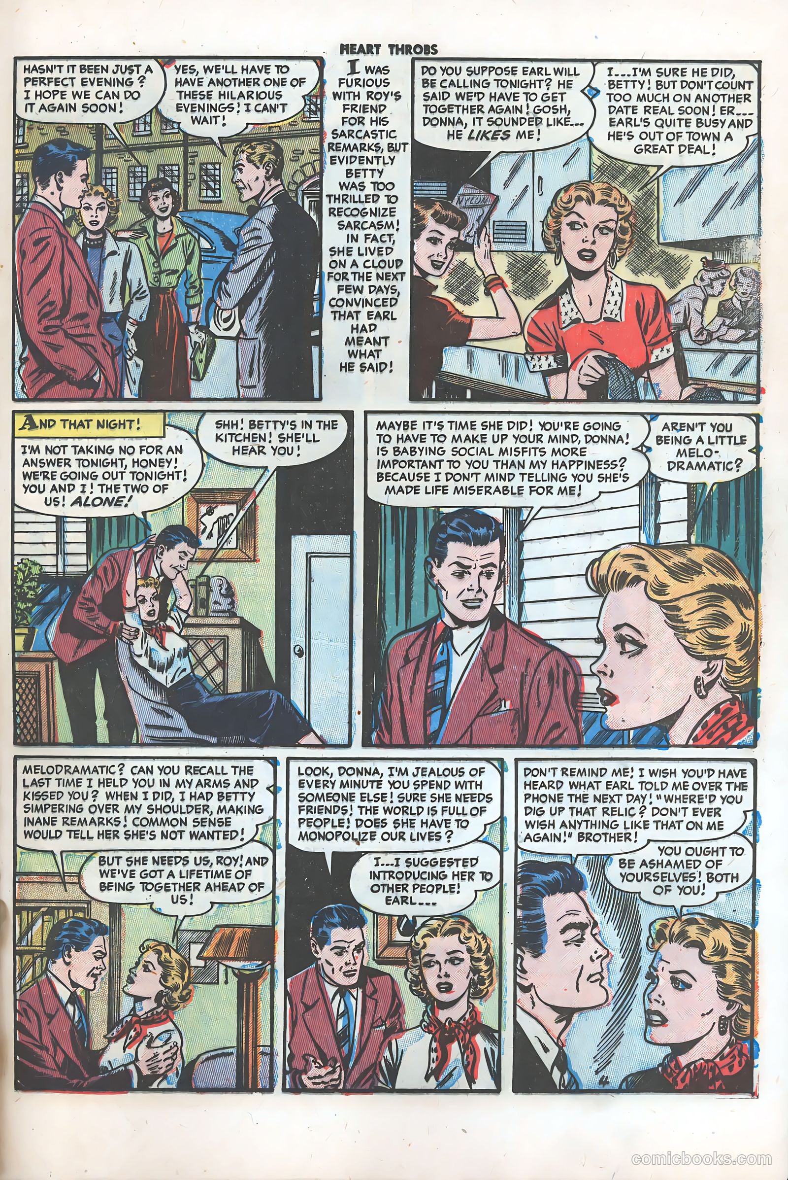 Heart Throbs #32 (1955) — page 21 of 37