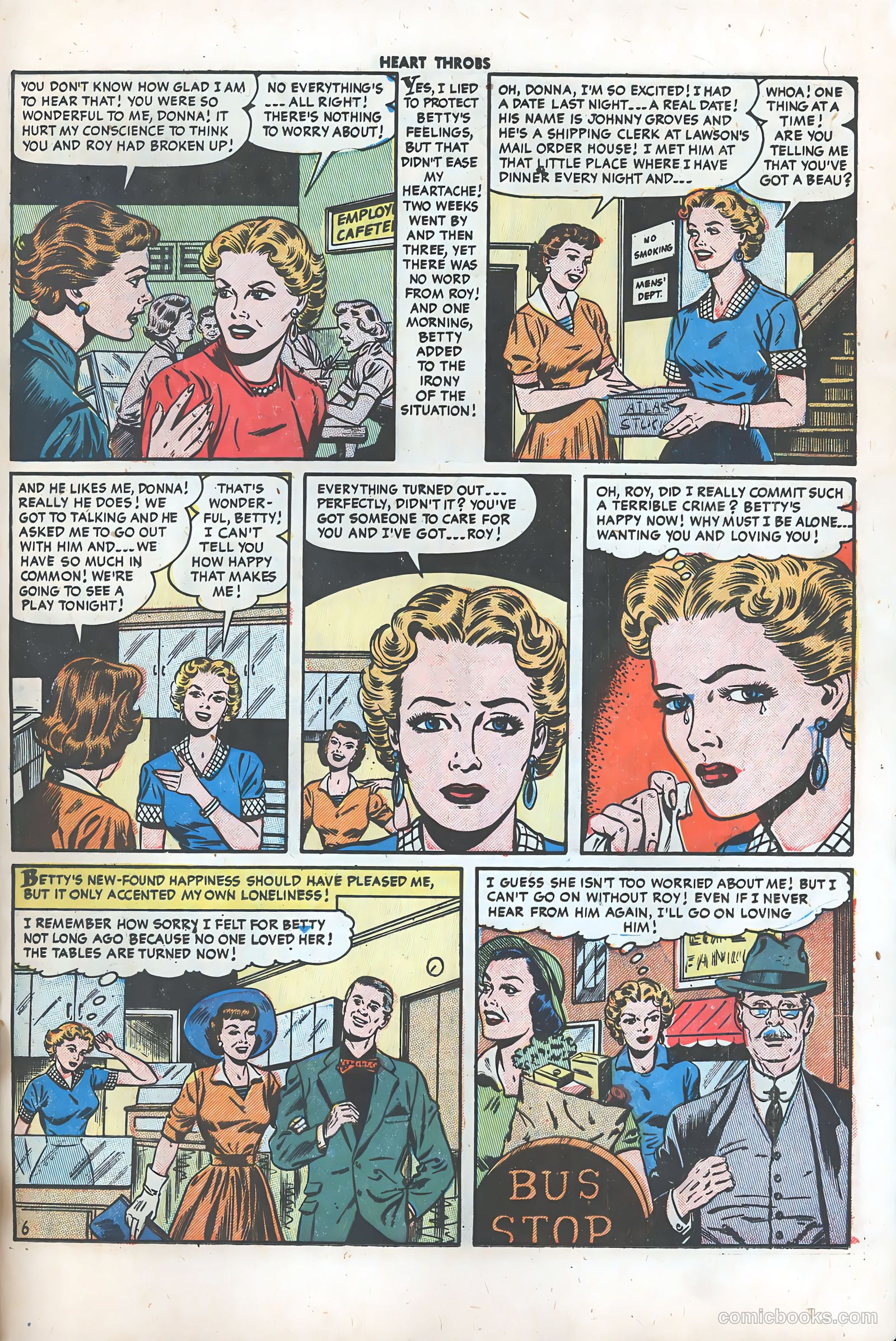 Heart Throbs #32 (1955) — page 23 of 37