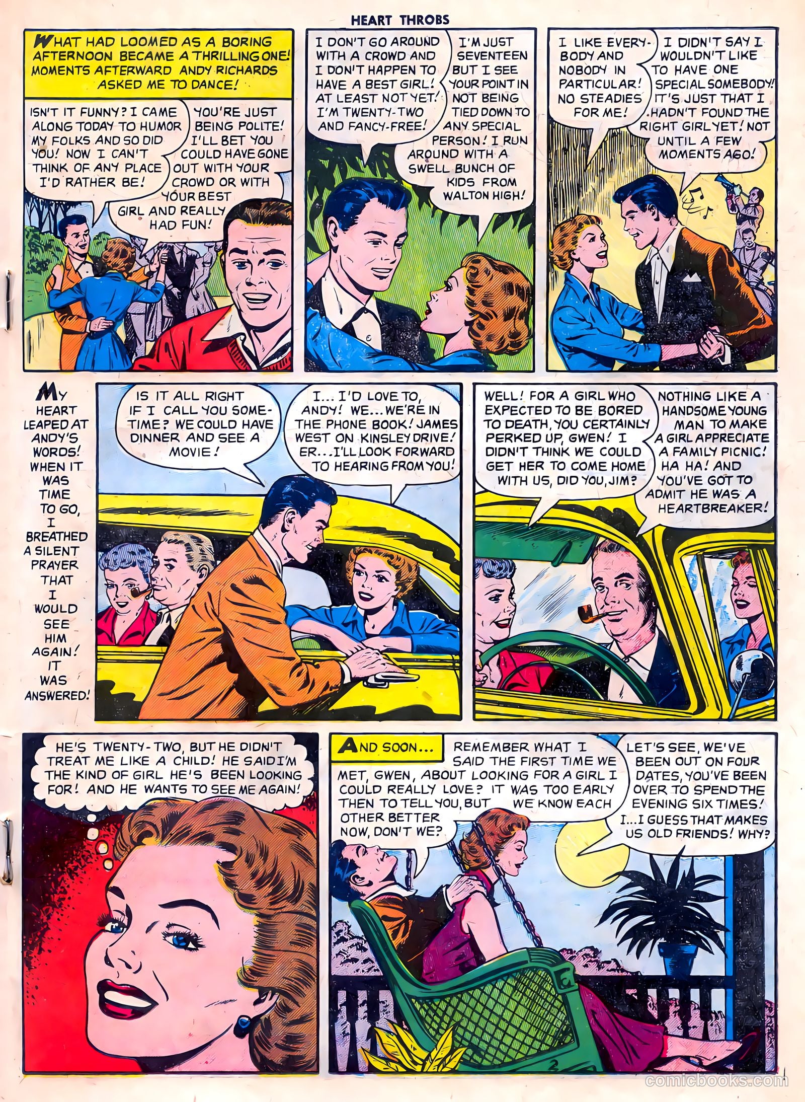 Heart Throbs #33 (1955) — page 19 of 36