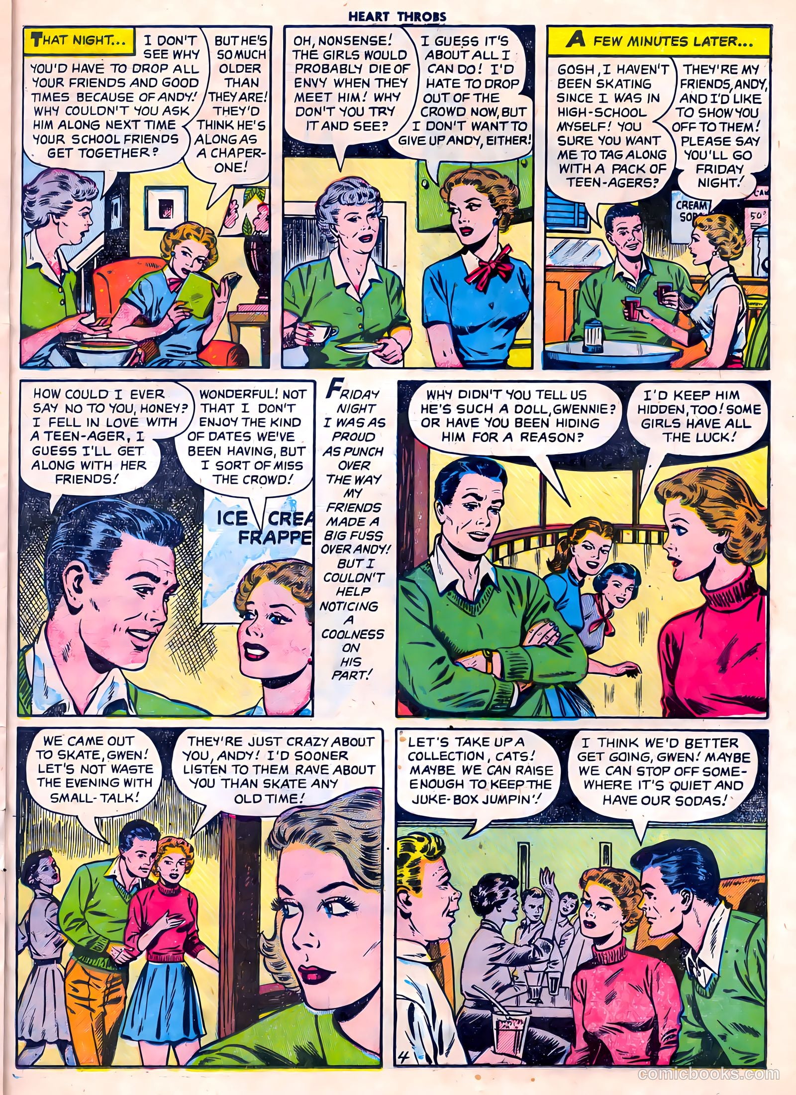 Heart Throbs #33 (1955) — page 21 of 36