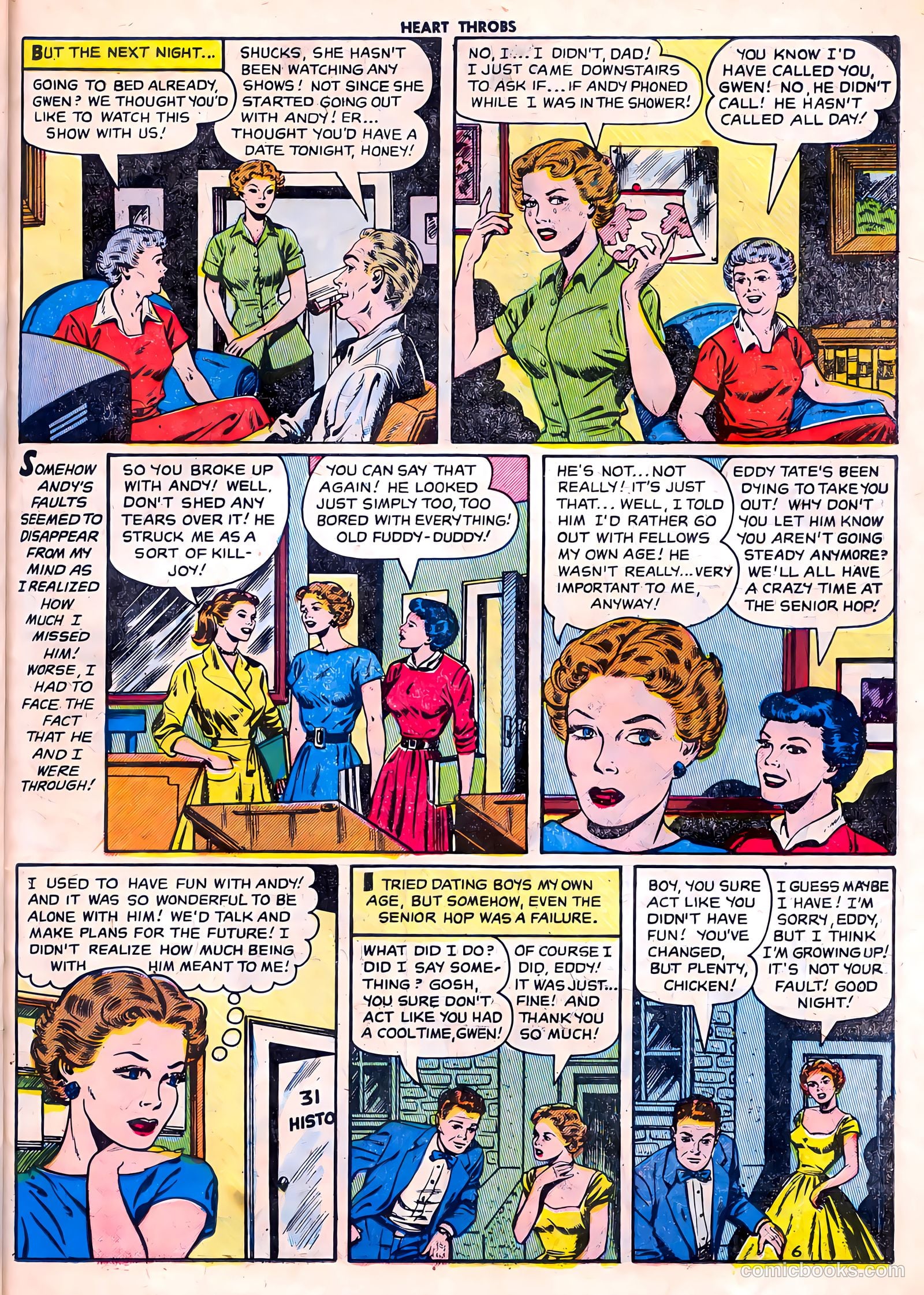 Heart Throbs #33 (1955) — page 23 of 36