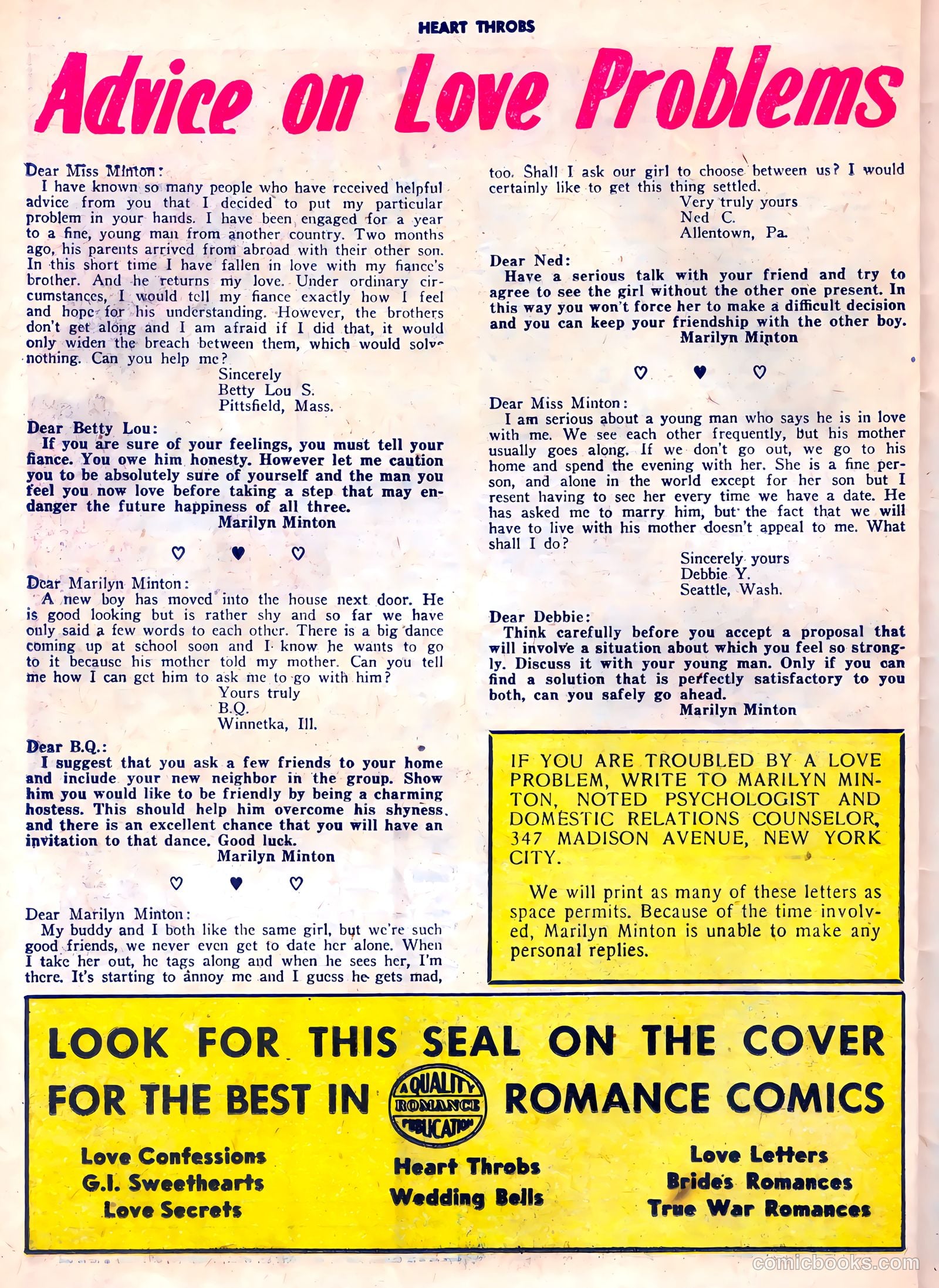 Heart Throbs #33 (1955) — page 26 of 36