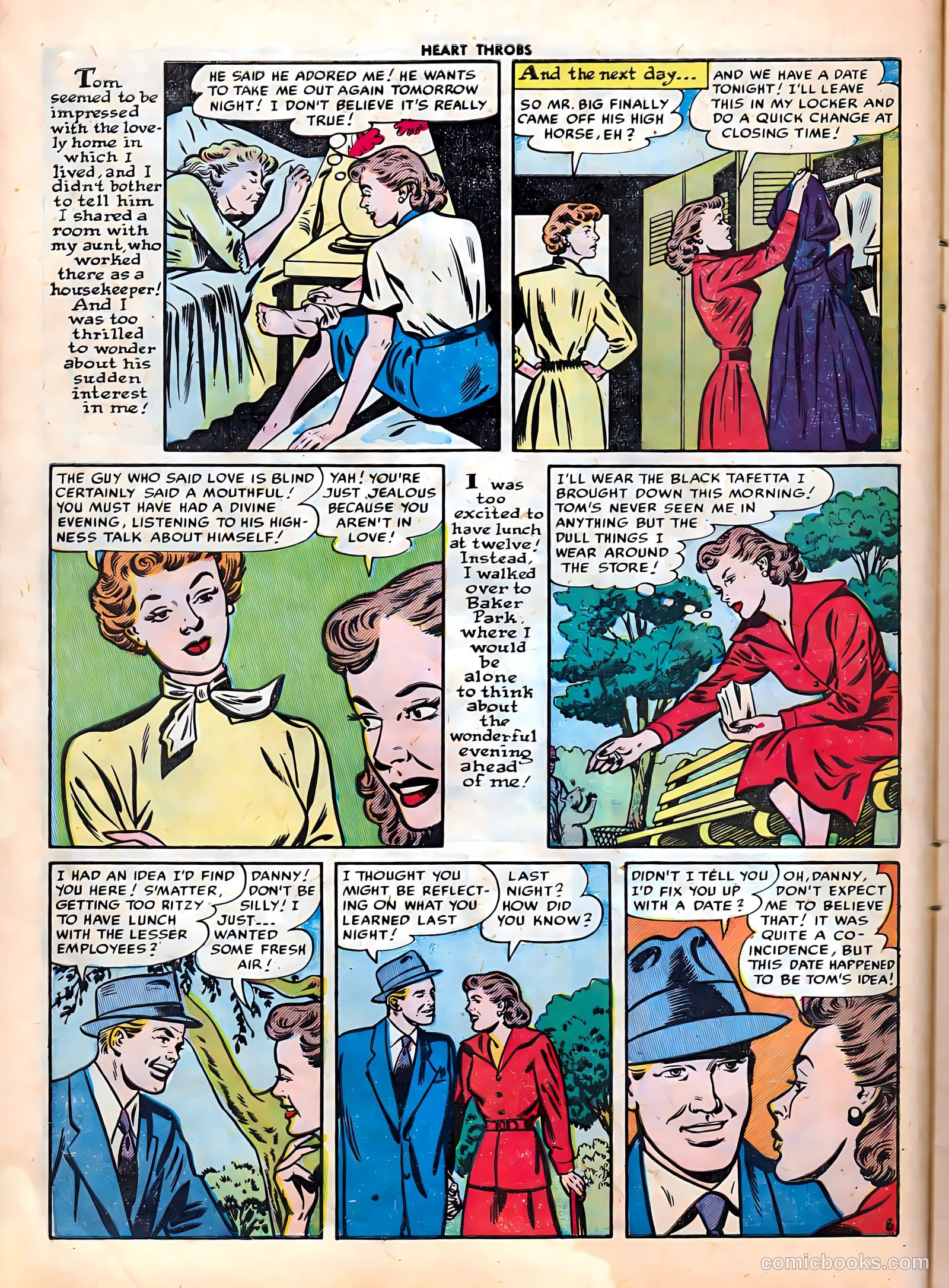 Heart Throbs #34 (1955) — page 8 of 36