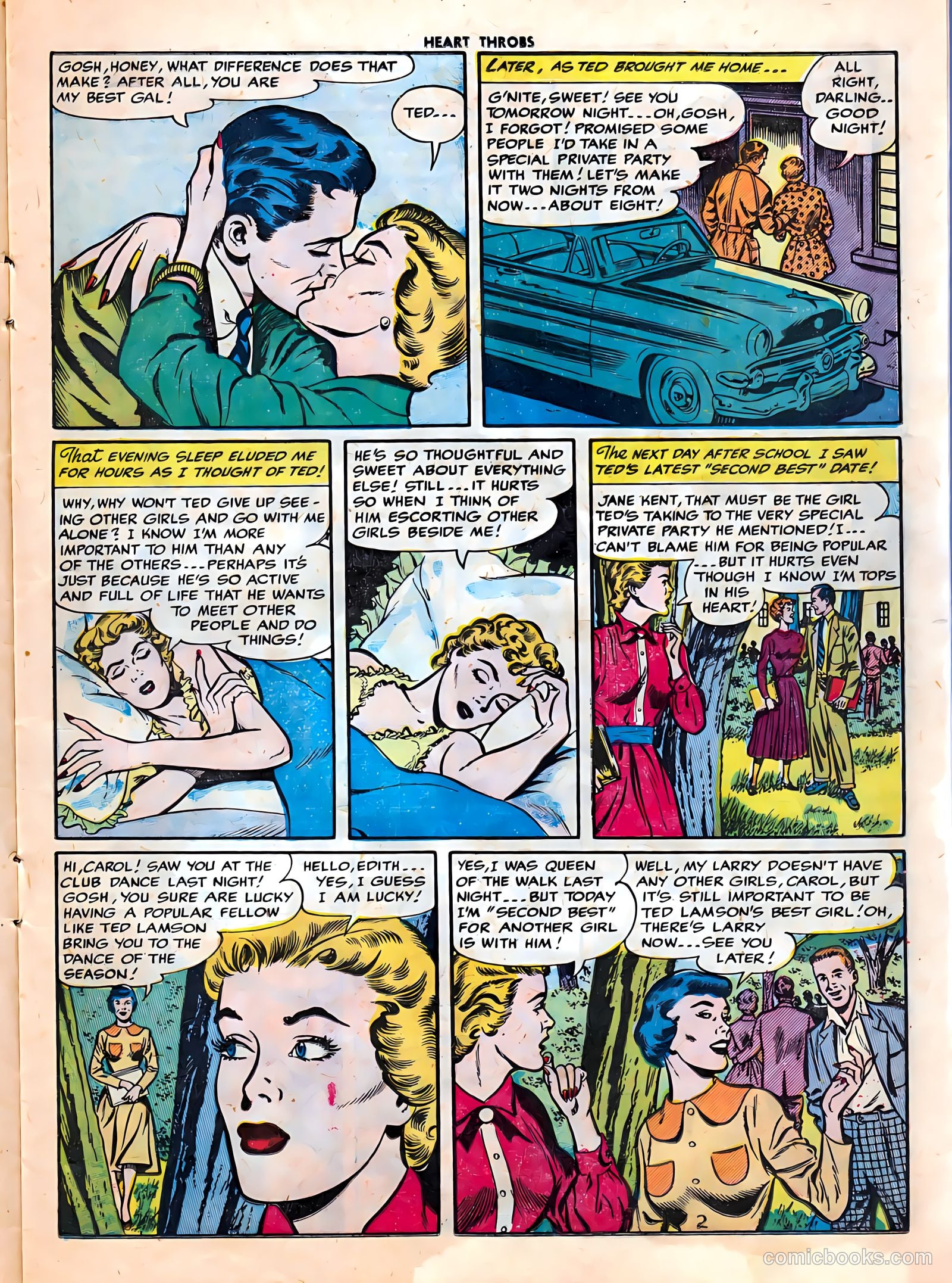 Heart Throbs #34 (1955) — page 13 of 36