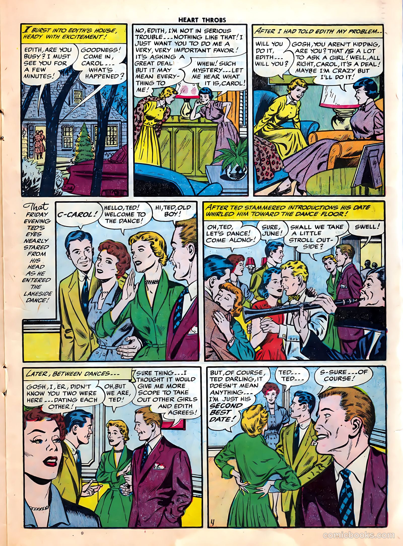 Heart Throbs #34 (1955) — page 15 of 36