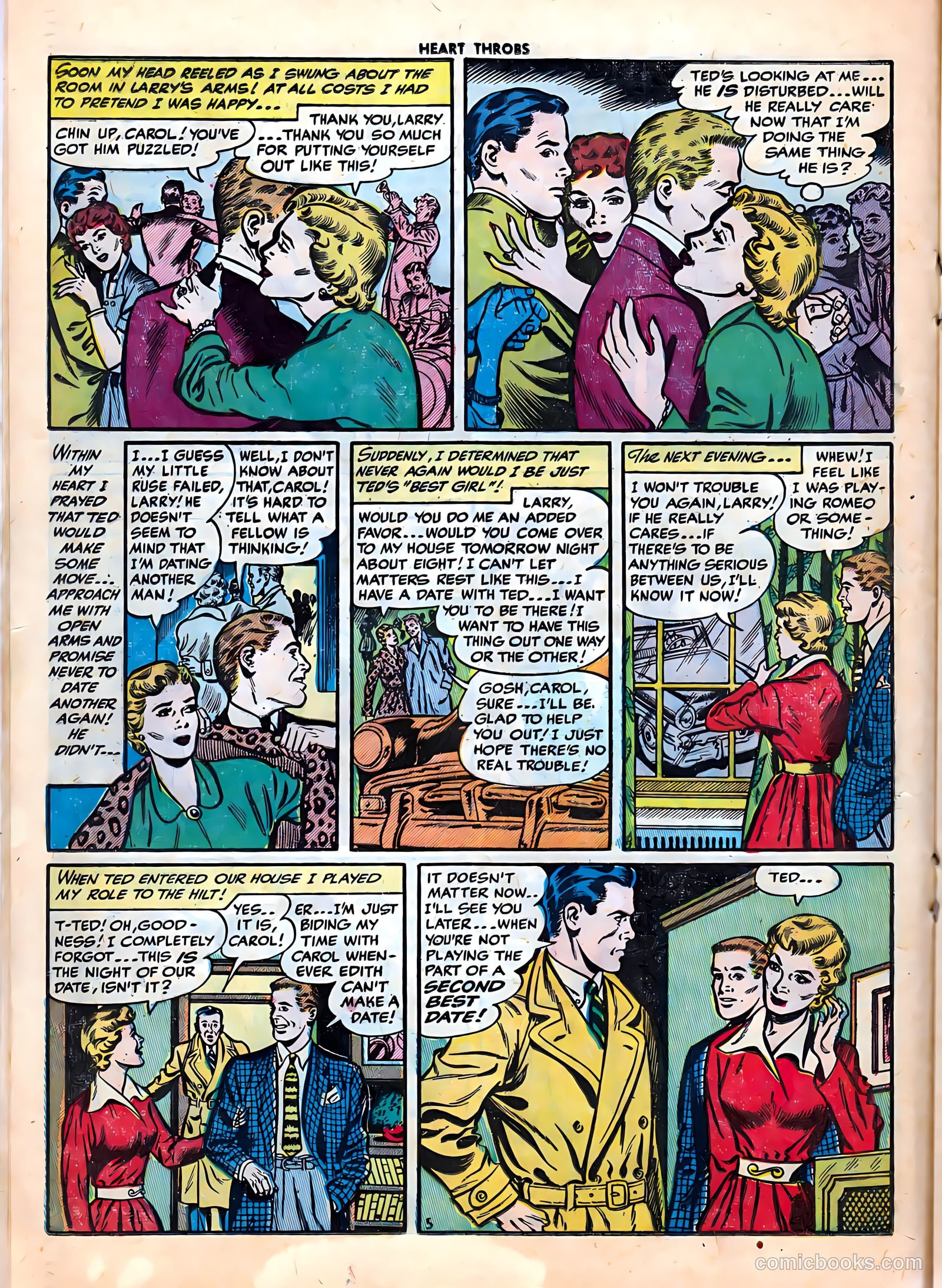 Heart Throbs #34 (1955) — page 16 of 36