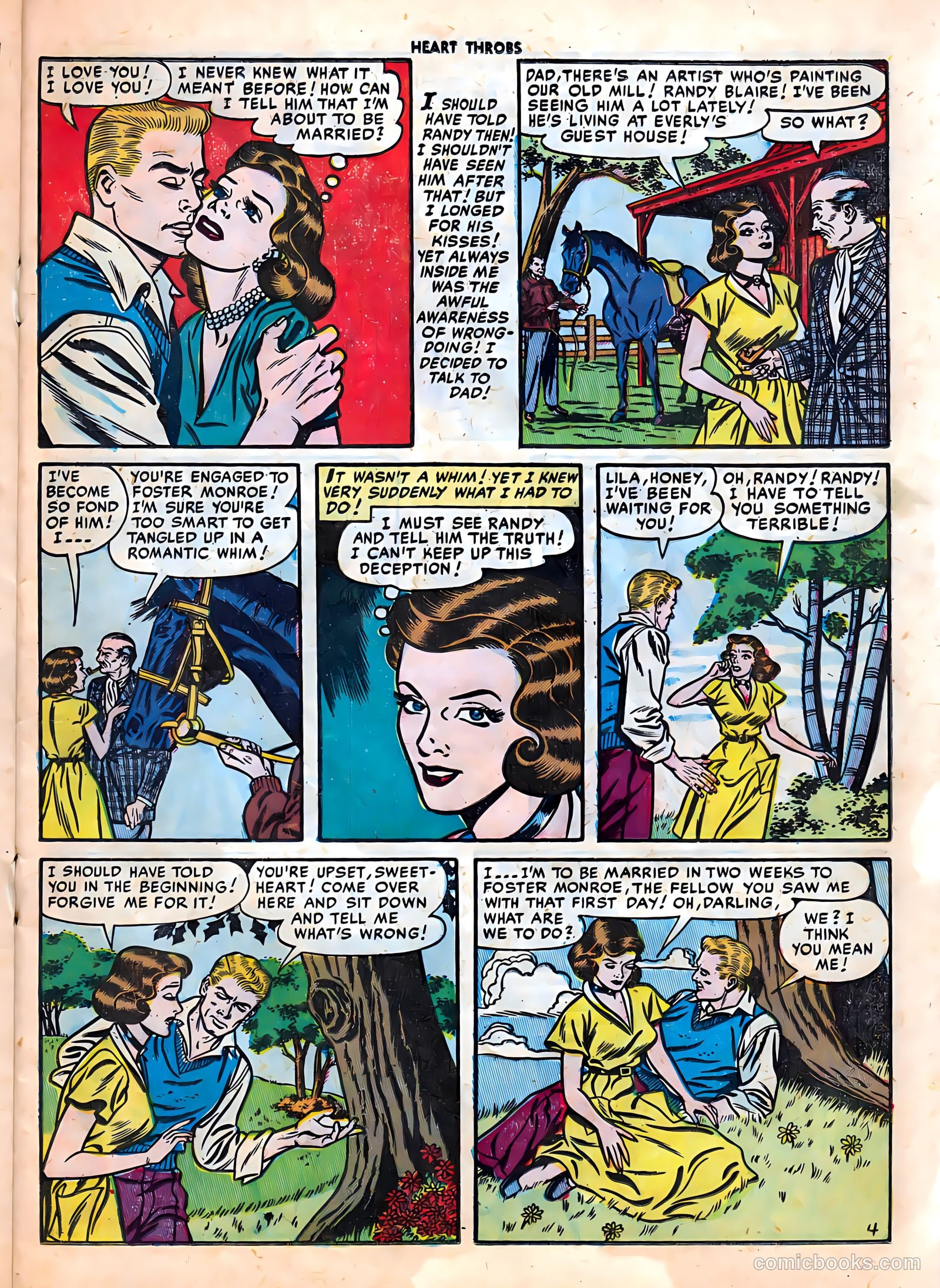 Heart Throbs #34 (1955) — page 21 of 36