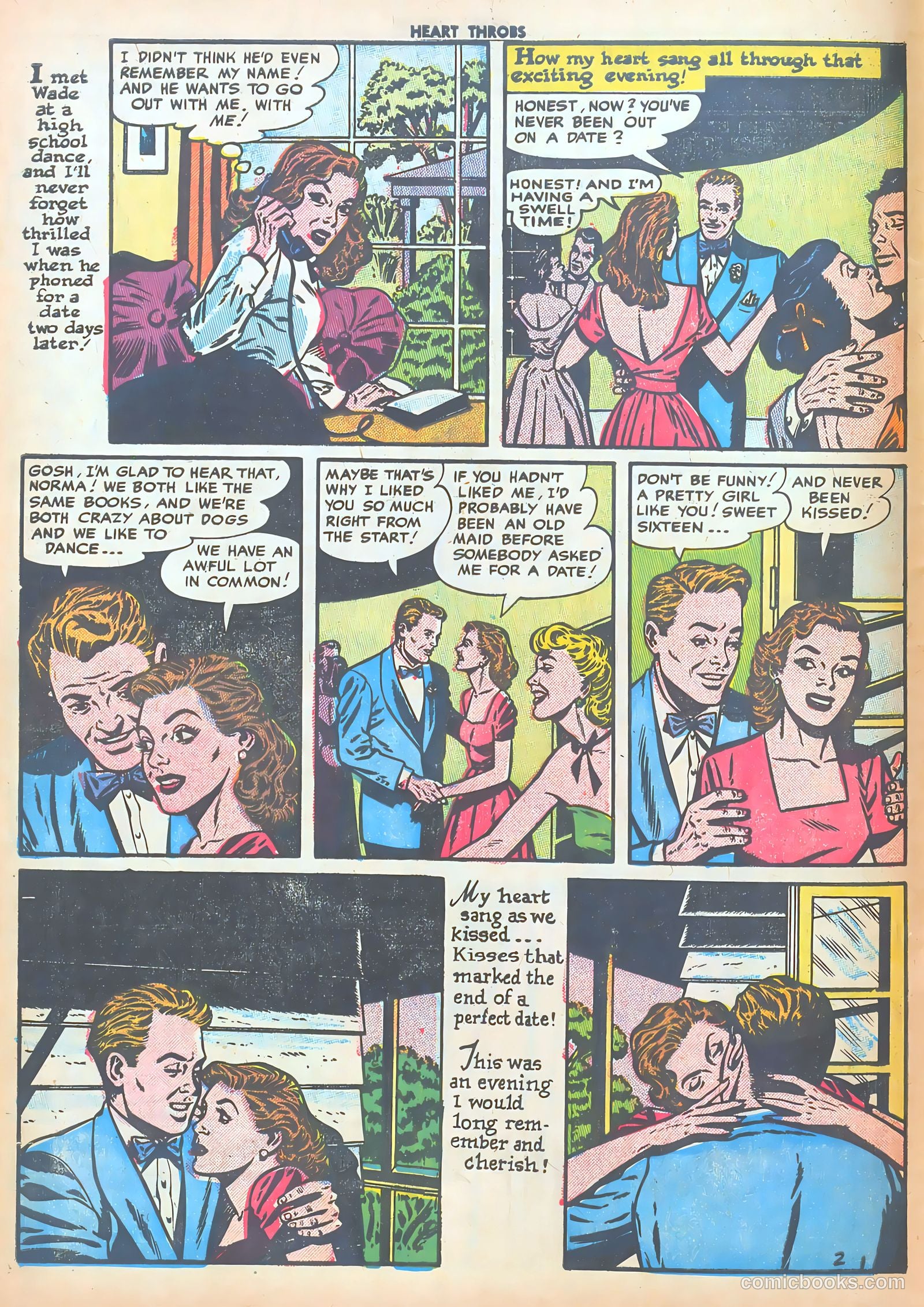 Heart Throbs #35 (1955) — page 4 of 37
