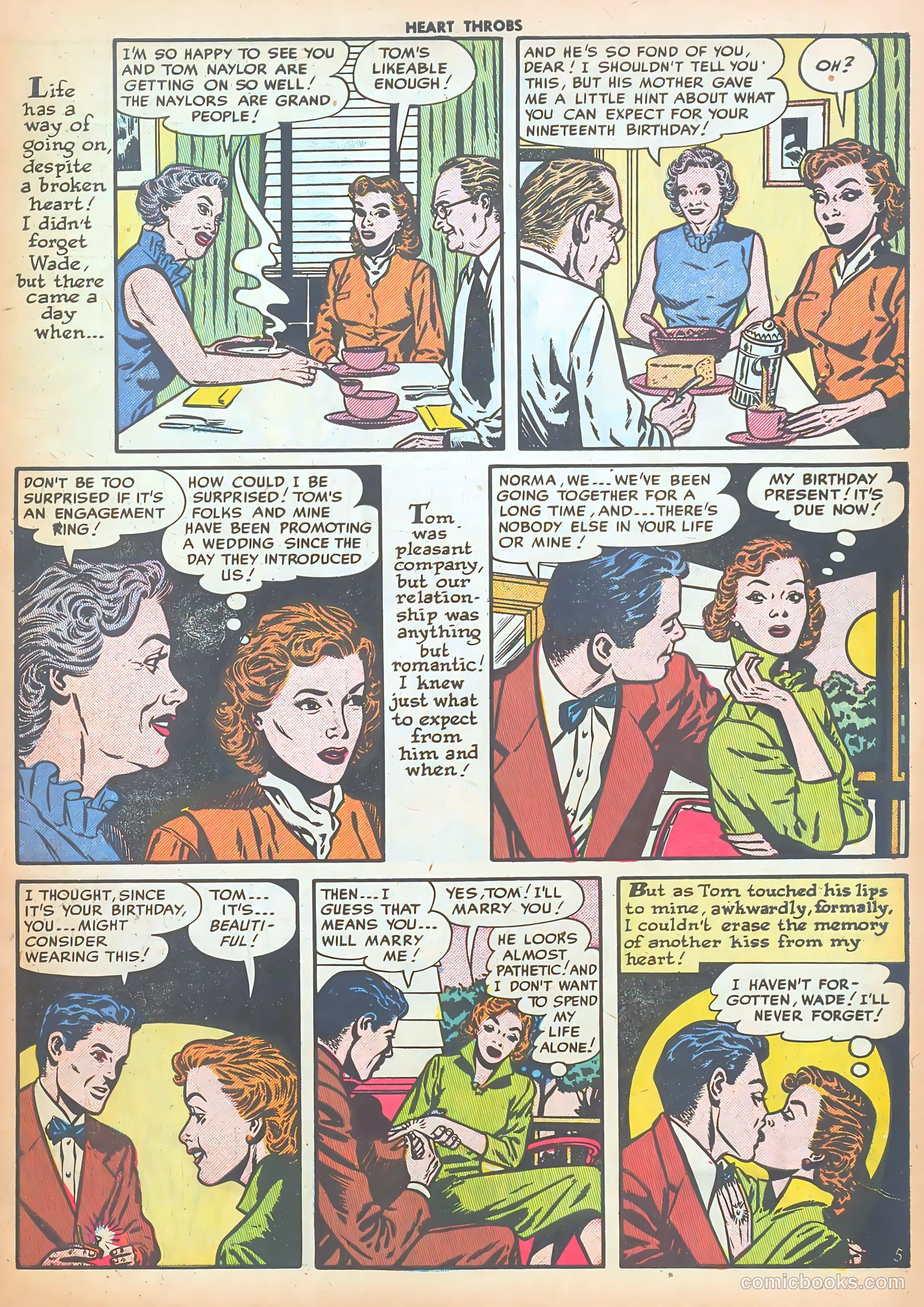 Heart Throbs #35 (1955) — page 7 of 37