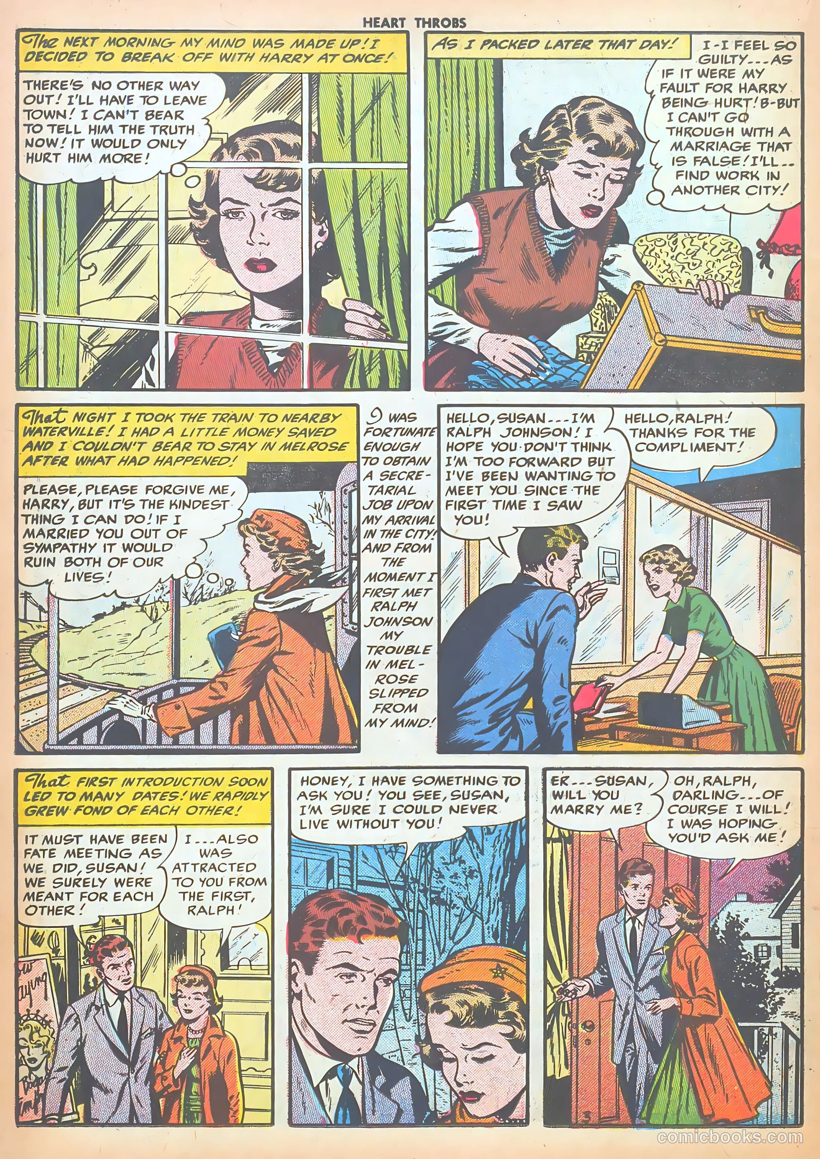 Heart Throbs #35 (1955) — page 14 of 37