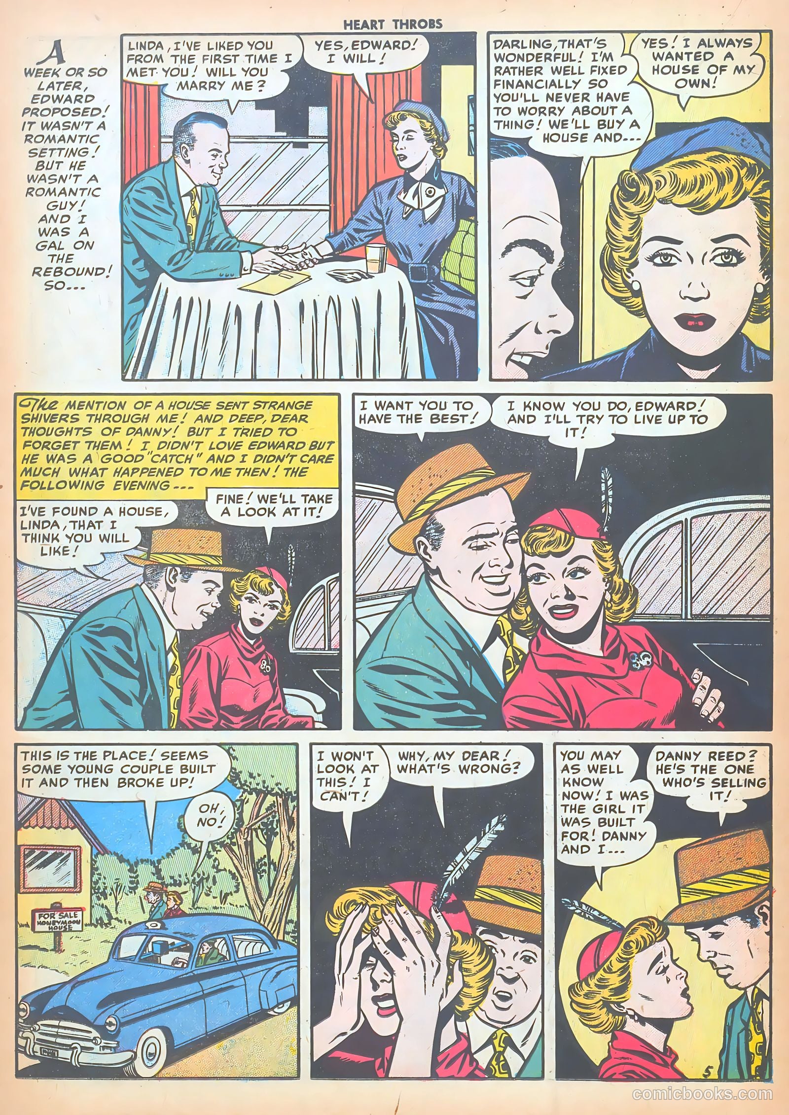 Heart Throbs #35 (1955) — page 22 of 37
