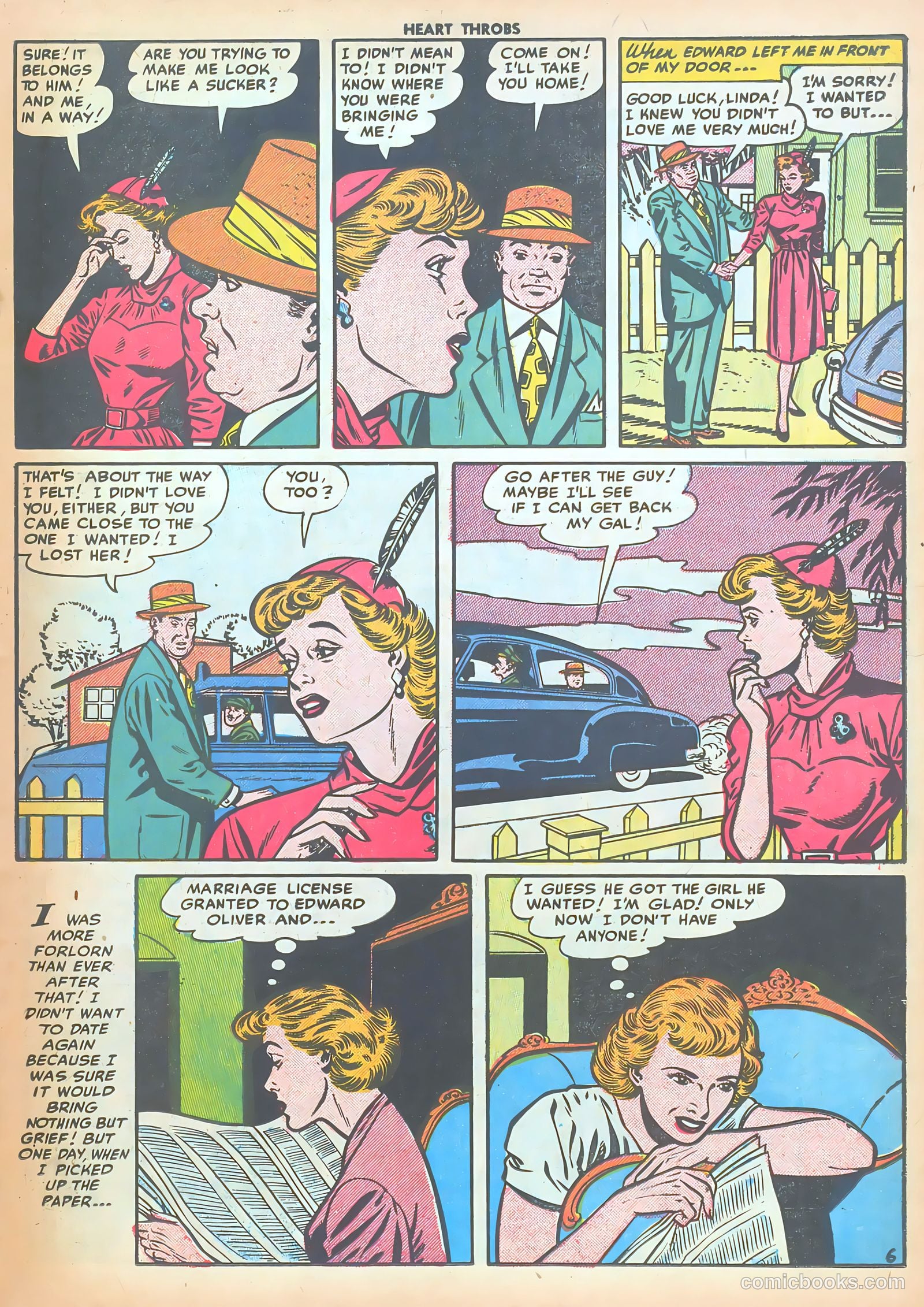 Heart Throbs #35 (1955) — page 23 of 37