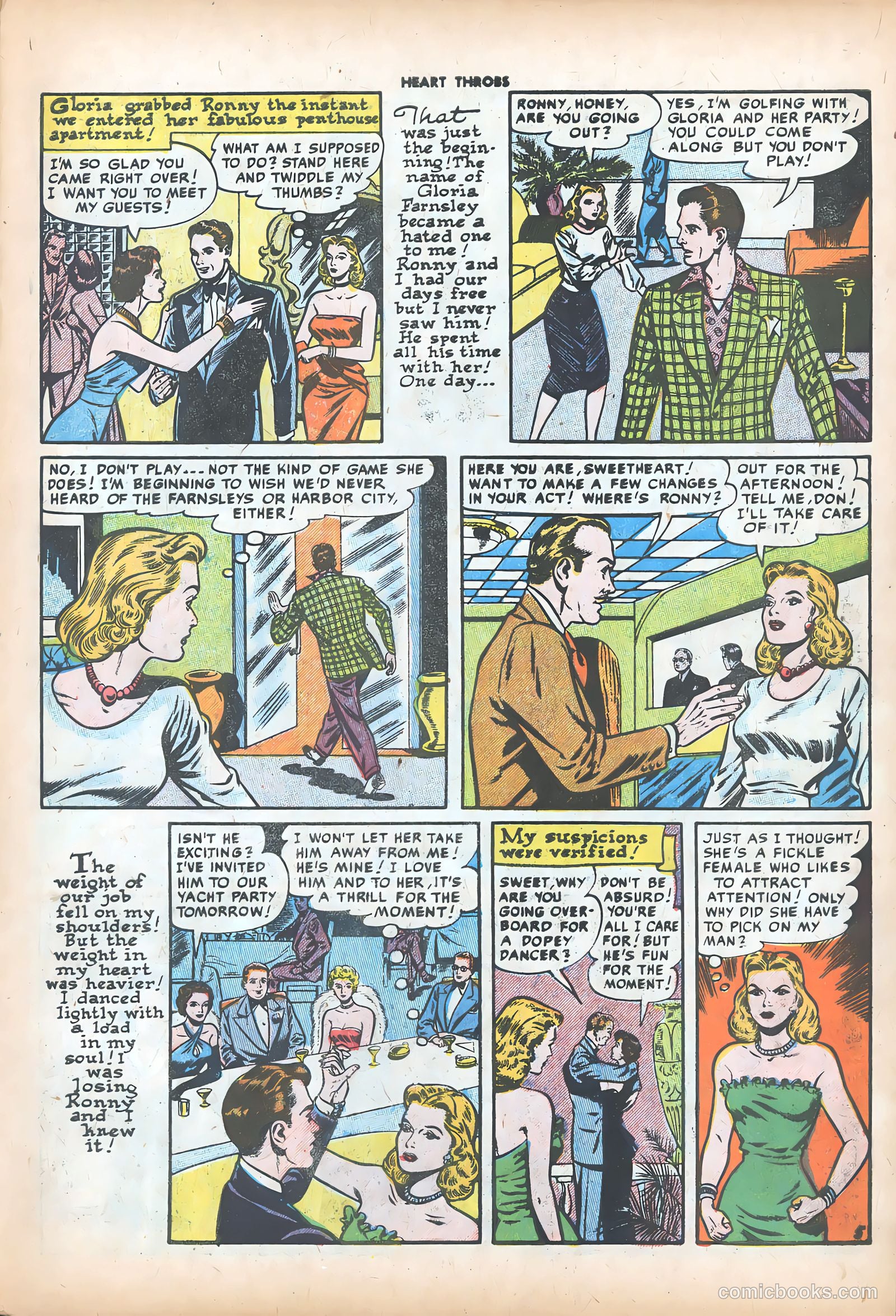 Heart Throbs #36 (1955) — page 7 of 37