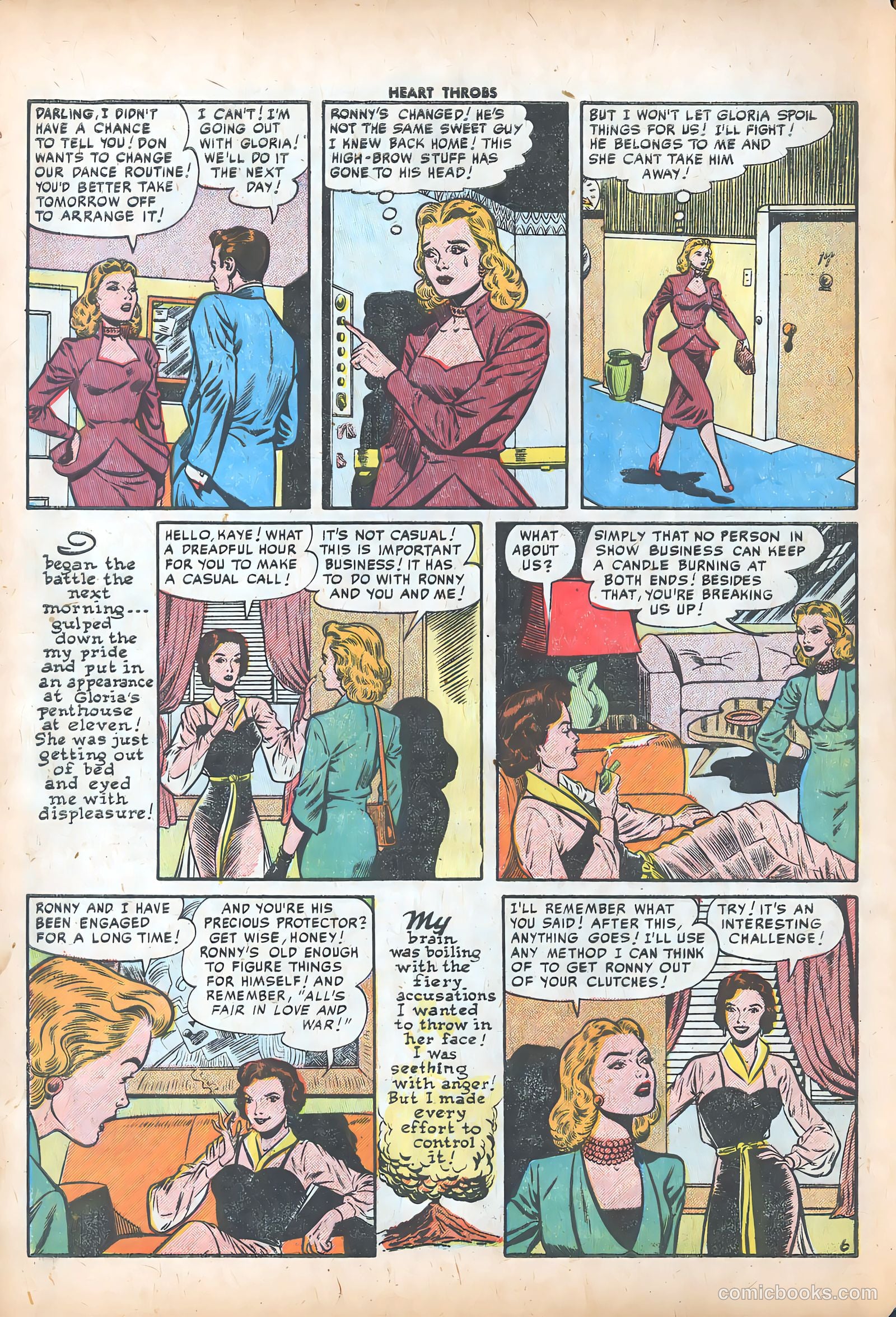 Heart Throbs #36 (1955) — page 8 of 37