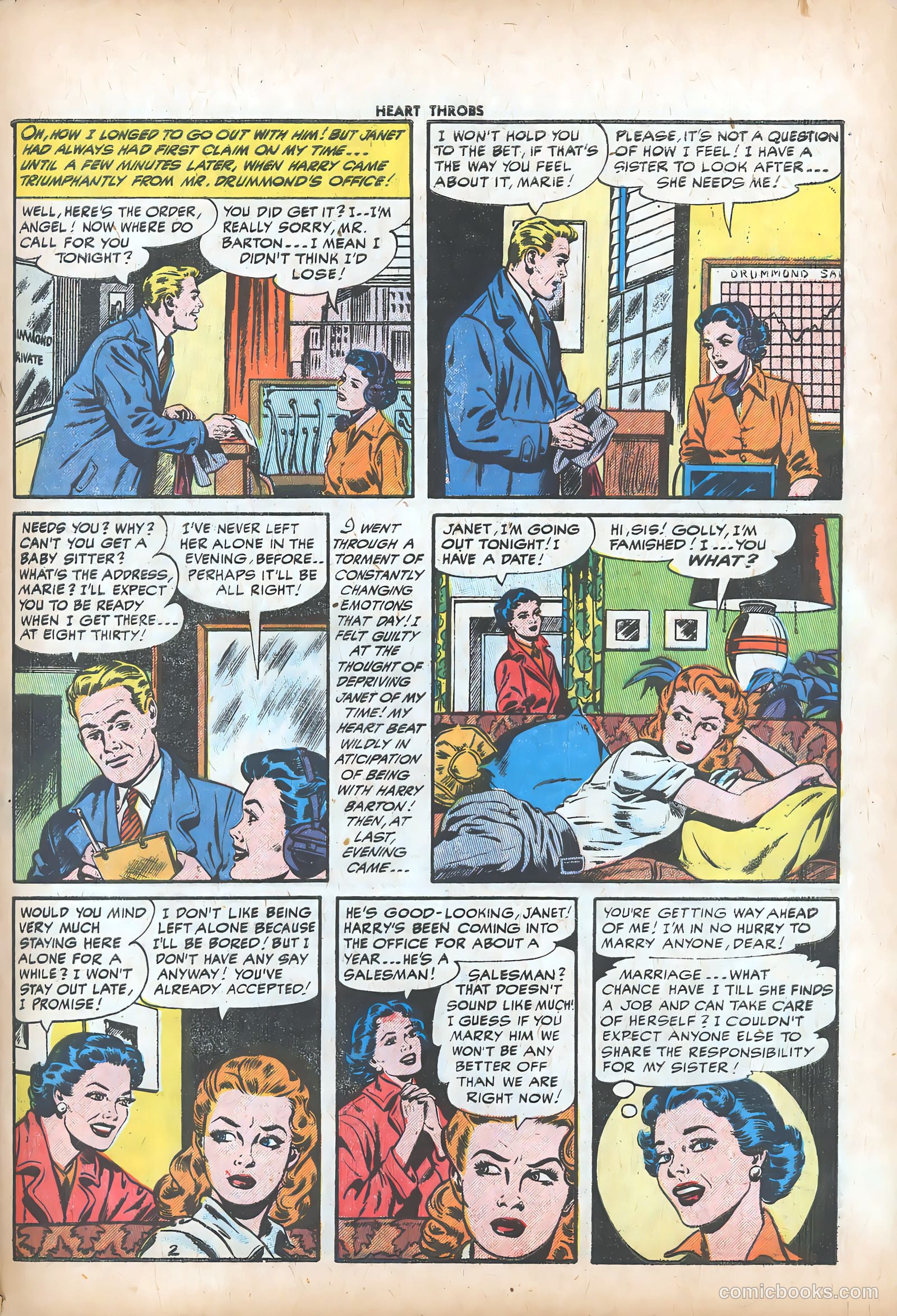 Heart Throbs #36 (1955) — page 29 of 37