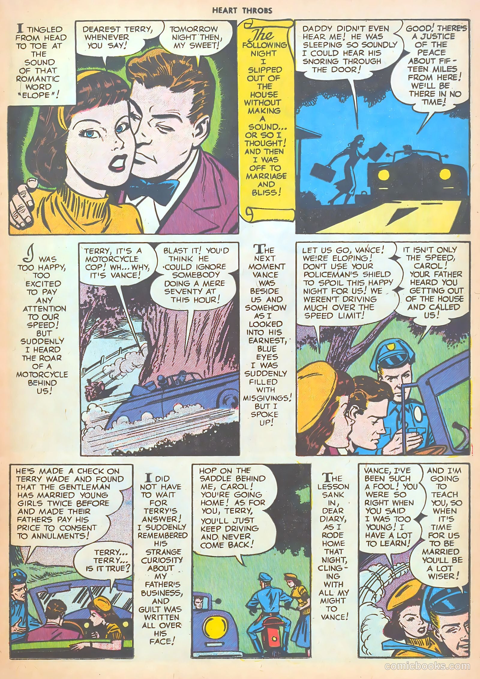 Heart Throbs #37 (1955) — page 17 of 37