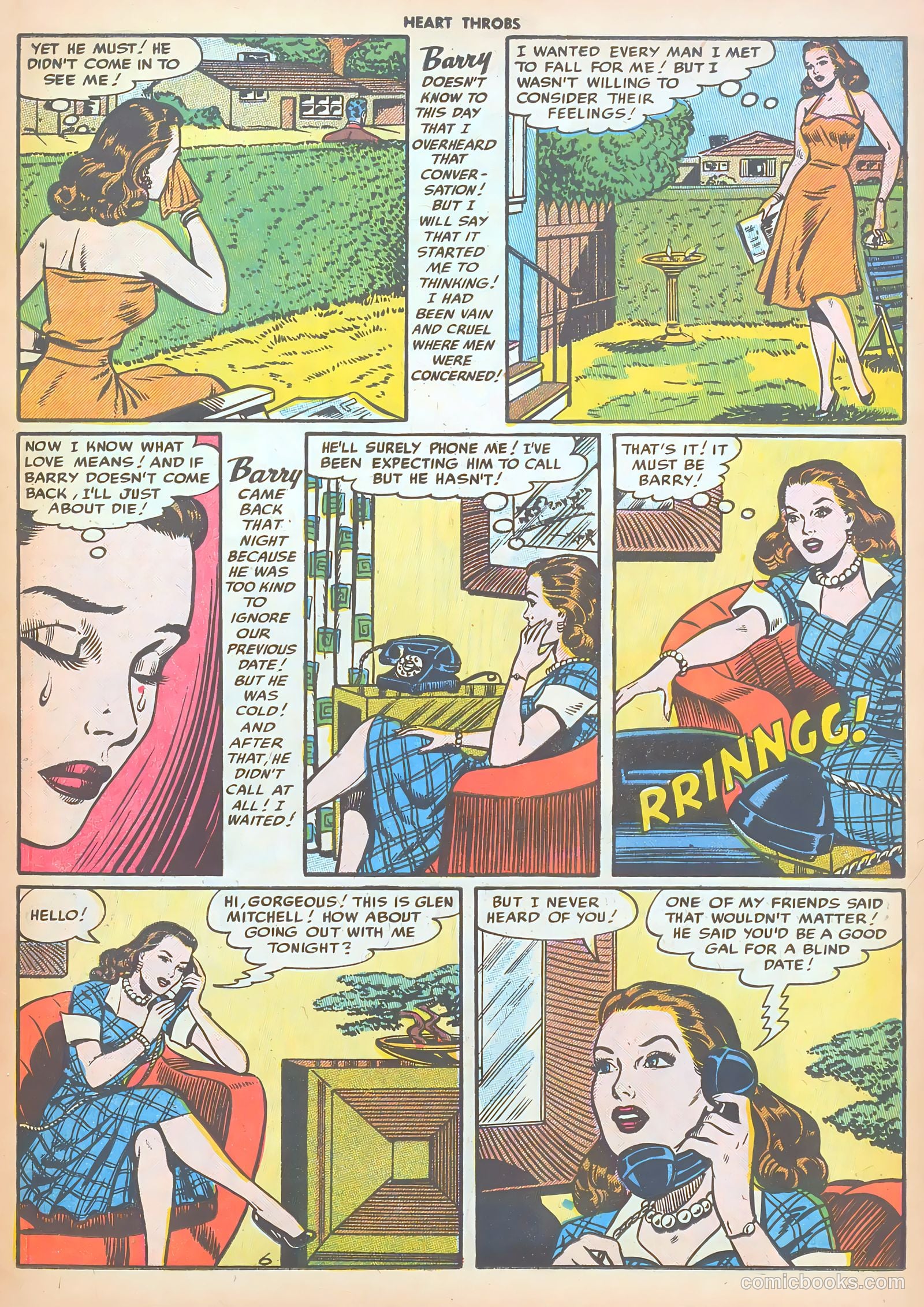 Heart Throbs #37 (1955) — page 23 of 37