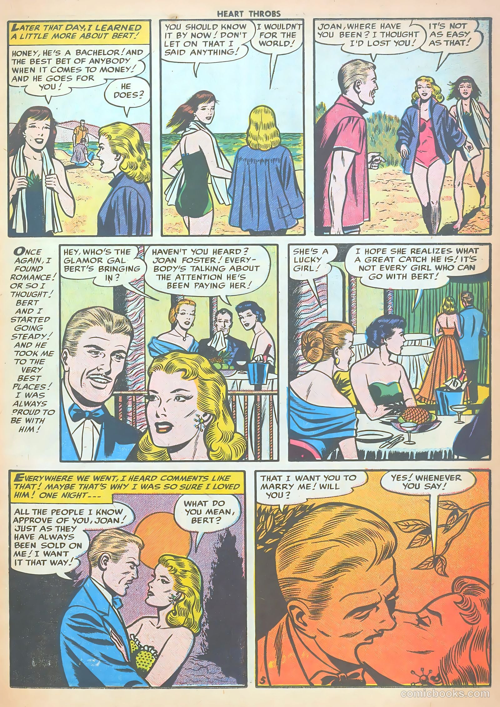 Heart Throbs #38 (1955) — page 15 of 37