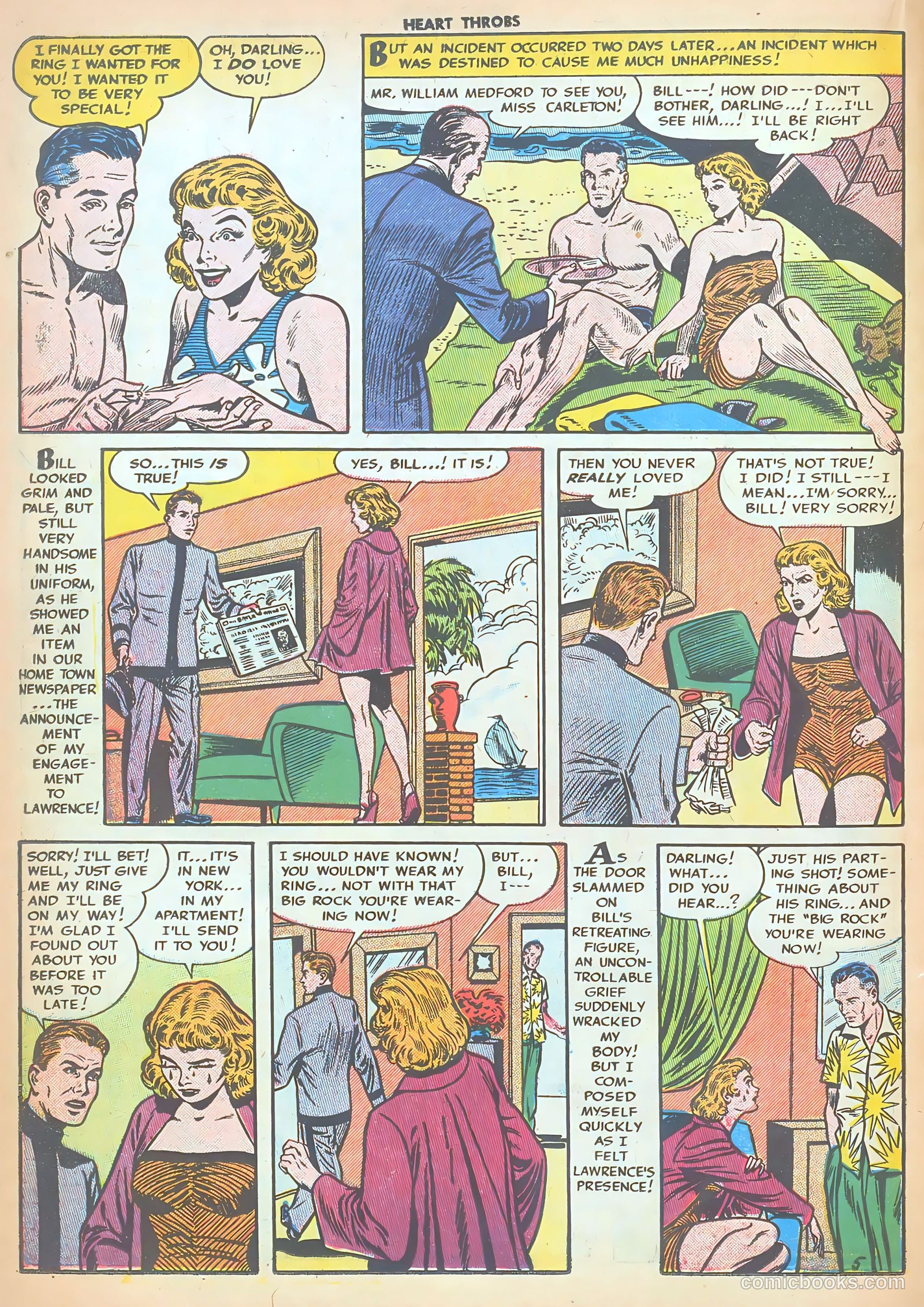 Heart Throbs #38 (1955) — page 22 of 37