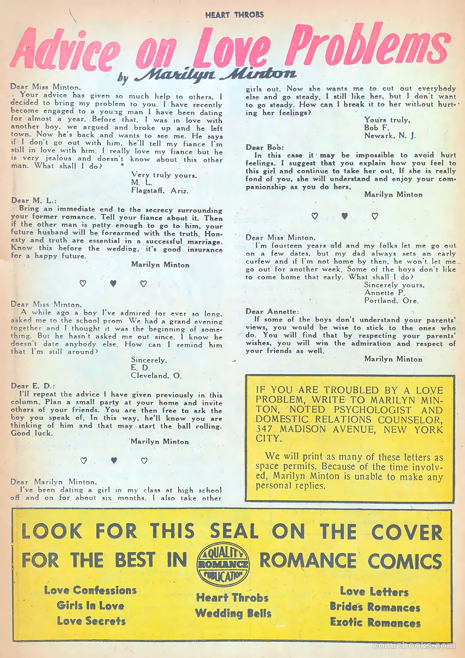 Heart Throbs #38 (1955) — page 26 of 37