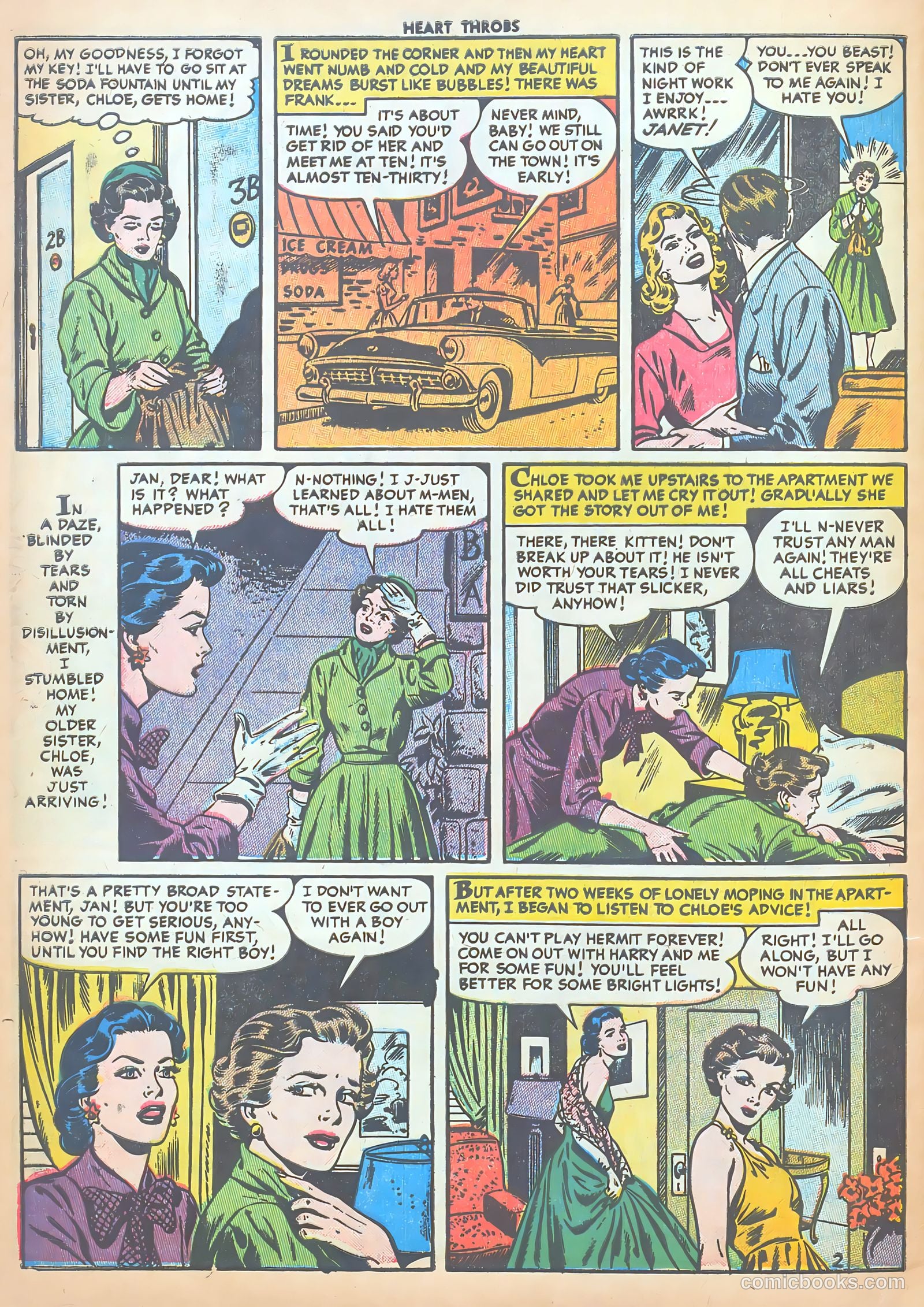 Heart Throbs #38 (1955) — page 28 of 37