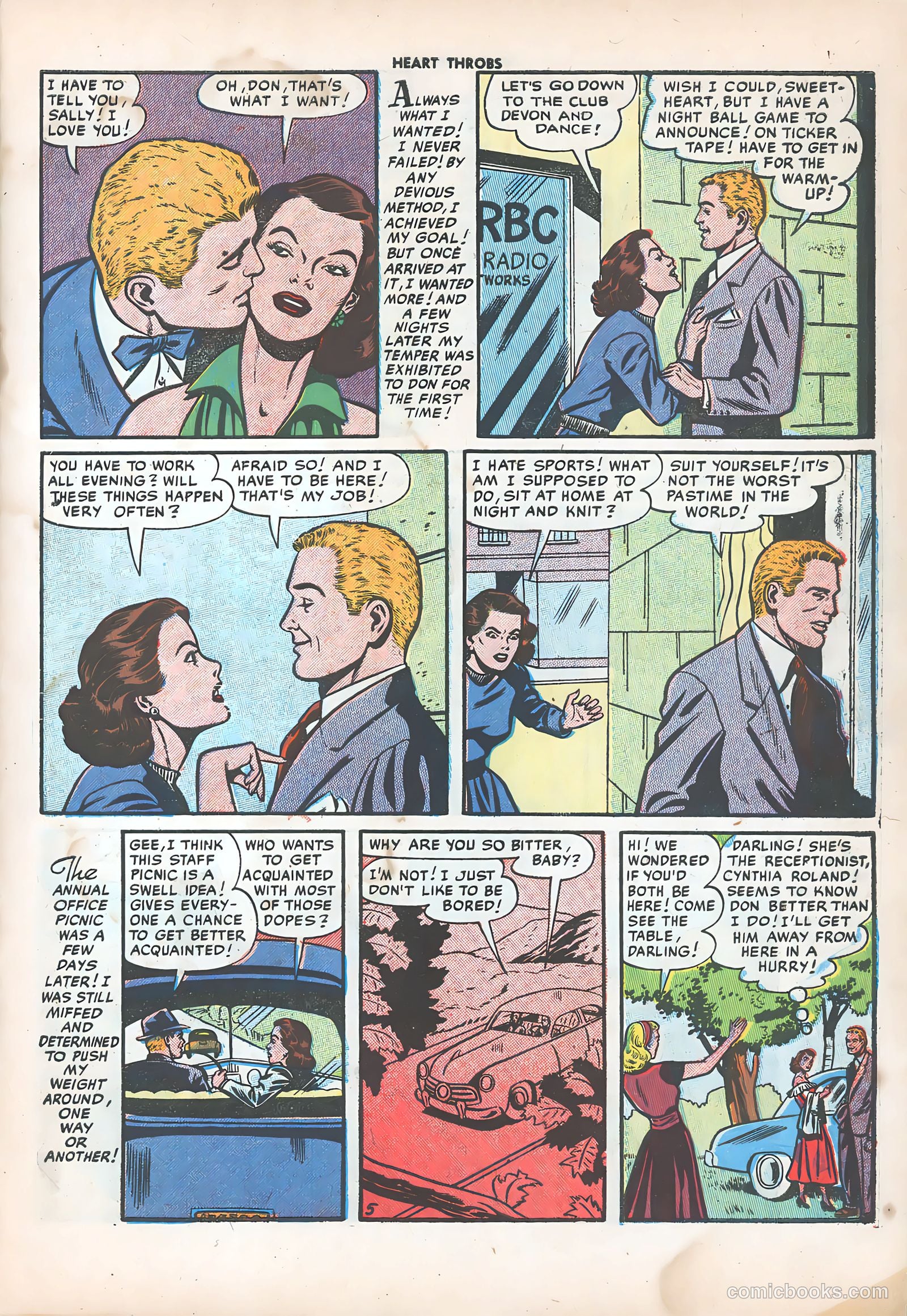 Heart Throbs #39 (1956) — page 7 of 36