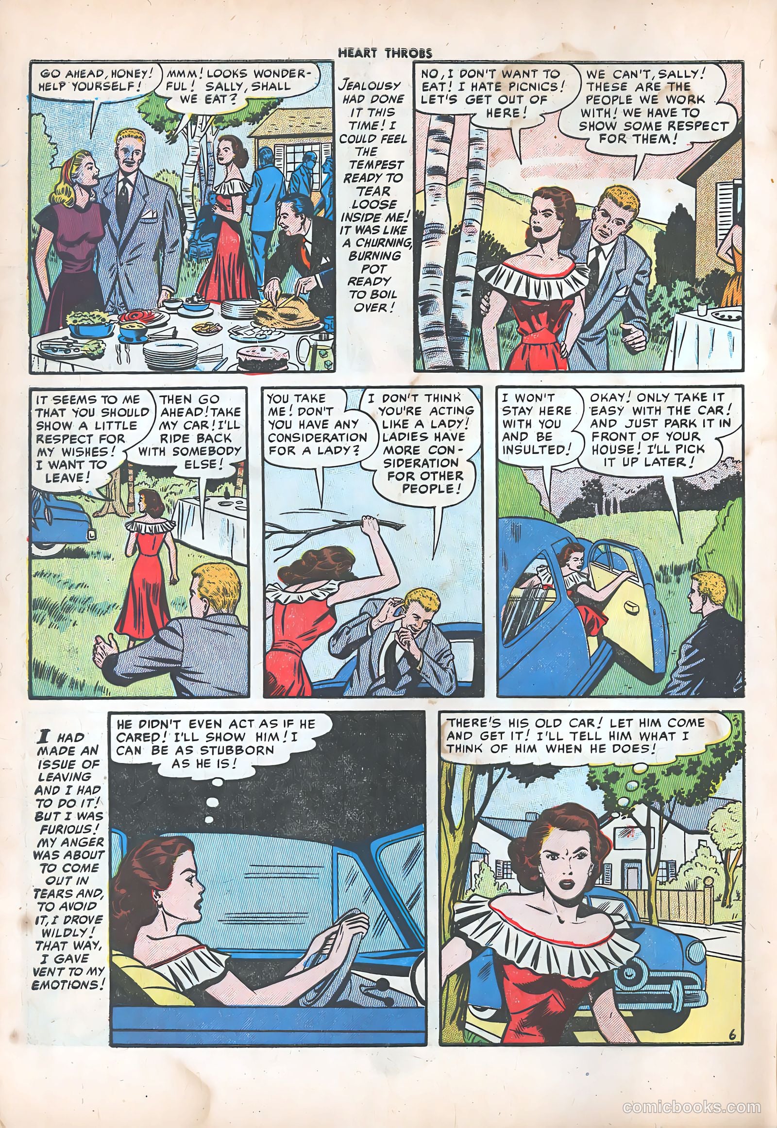 Heart Throbs #39 (1956) — page 8 of 36