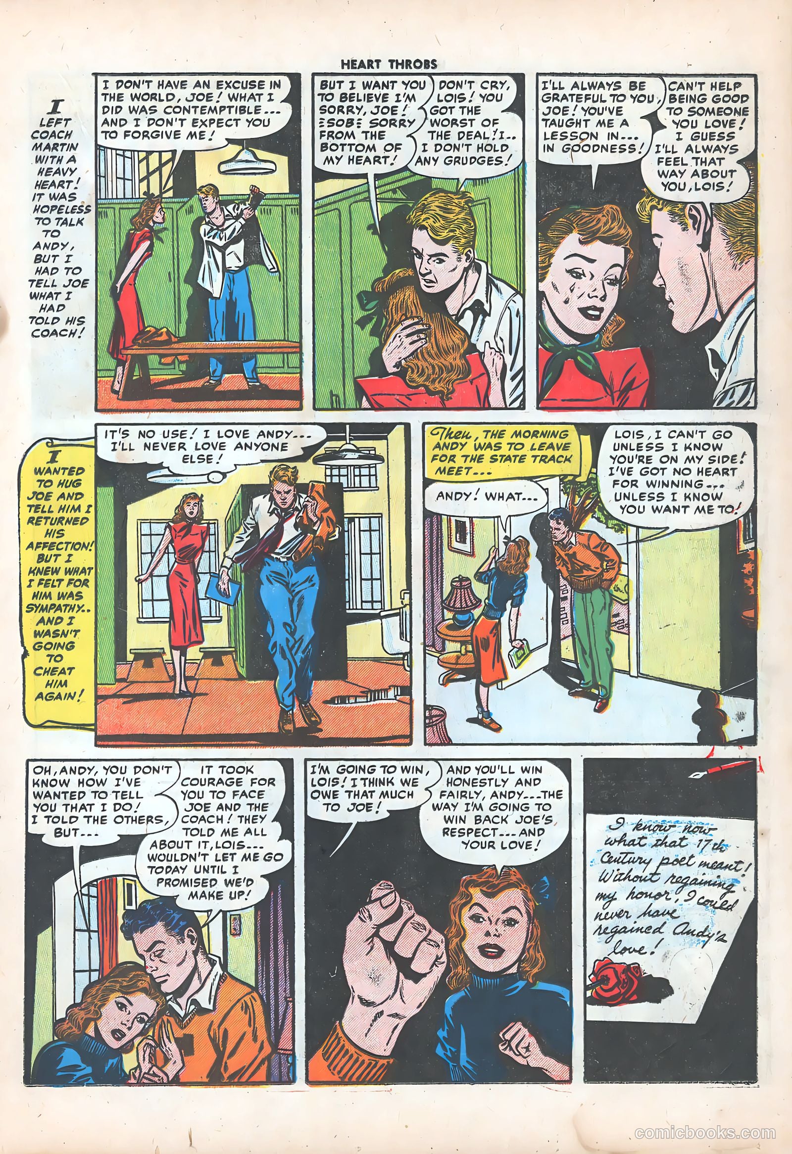 Heart Throbs #39 (1956) — page 17 of 36