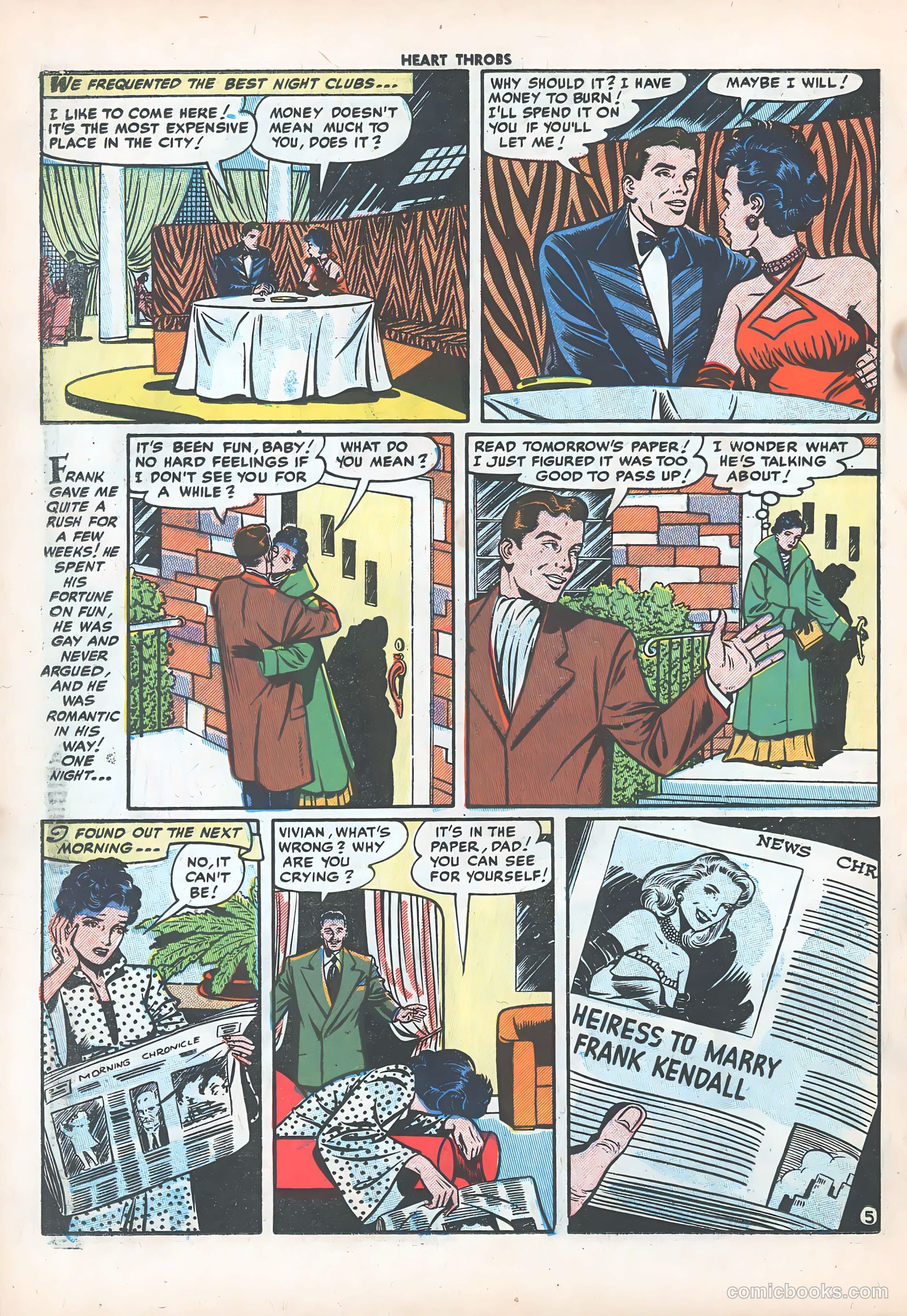 Heart Throbs #39 (1956) — page 22 of 36