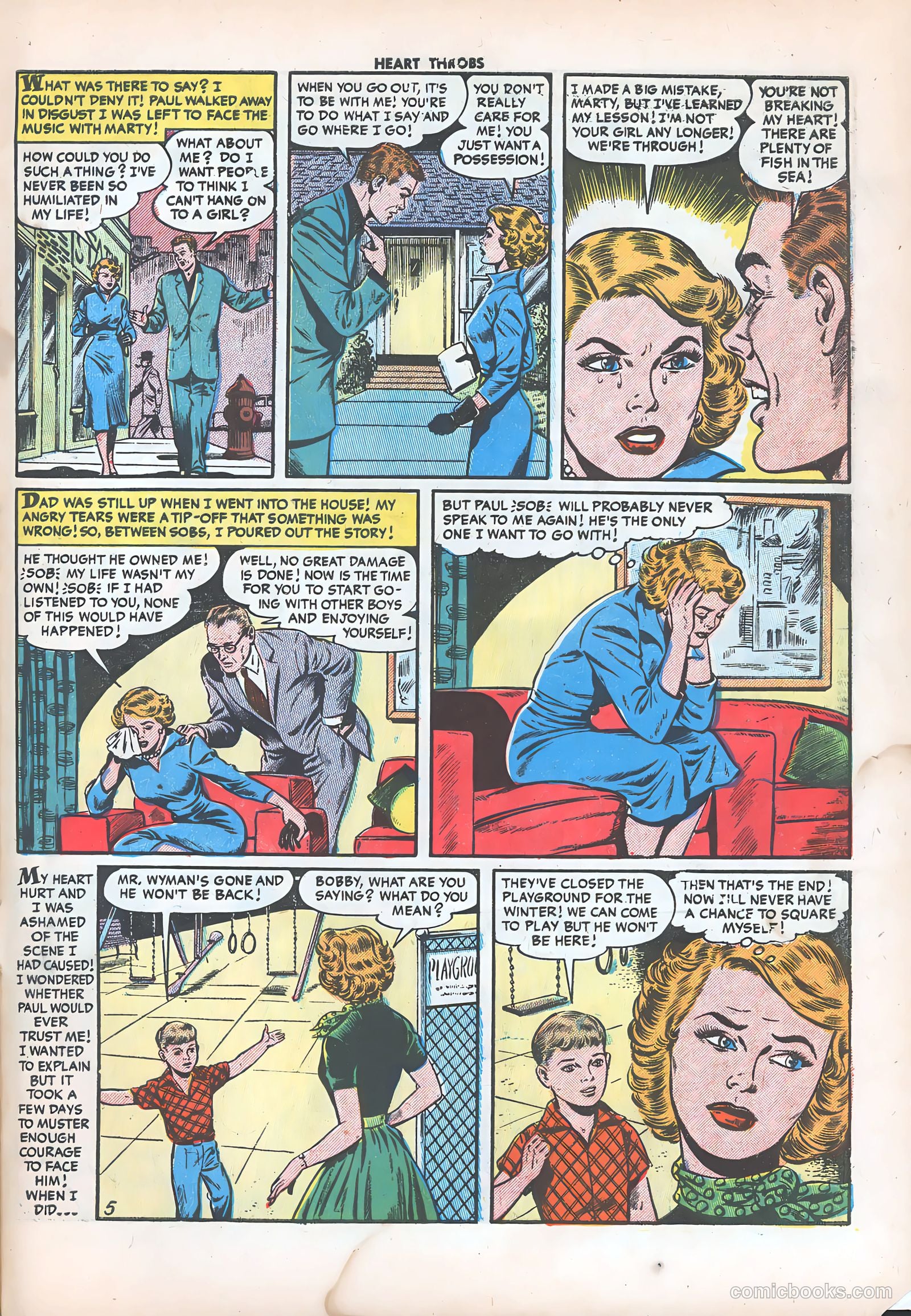 Heart Throbs #39 (1956) — page 31 of 36
