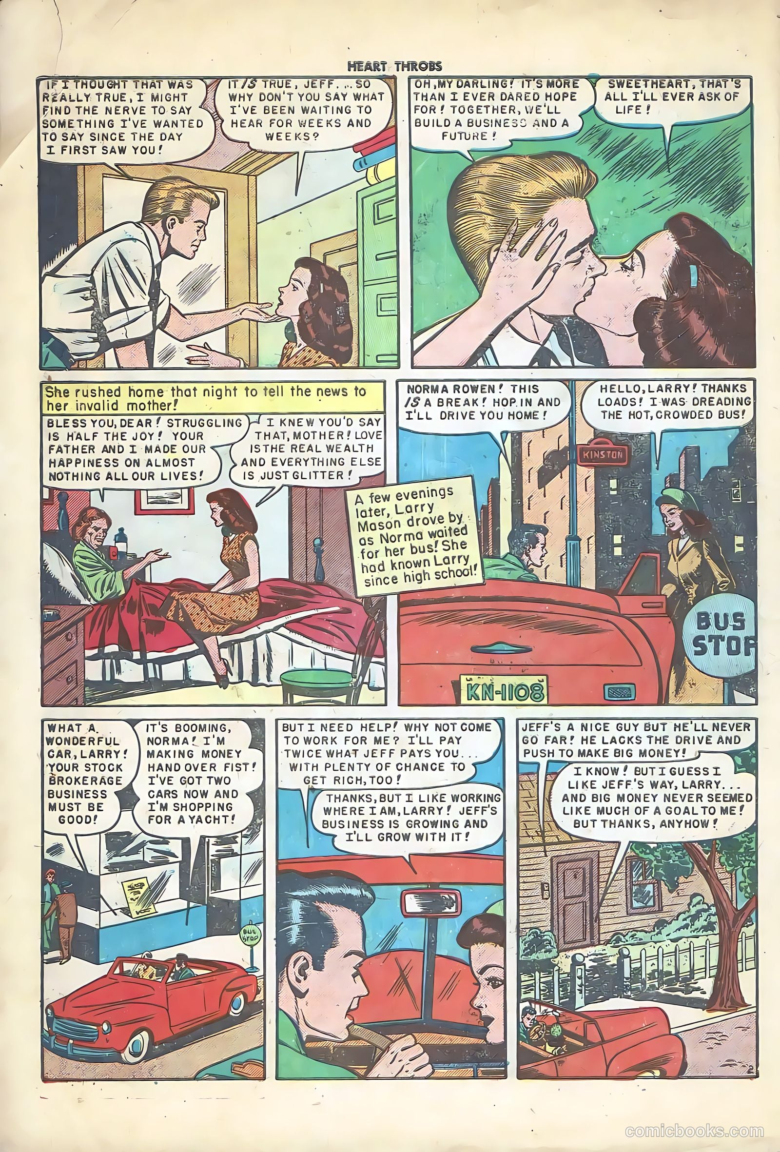Heart Throbs #4 (1950) — page 4 of 36