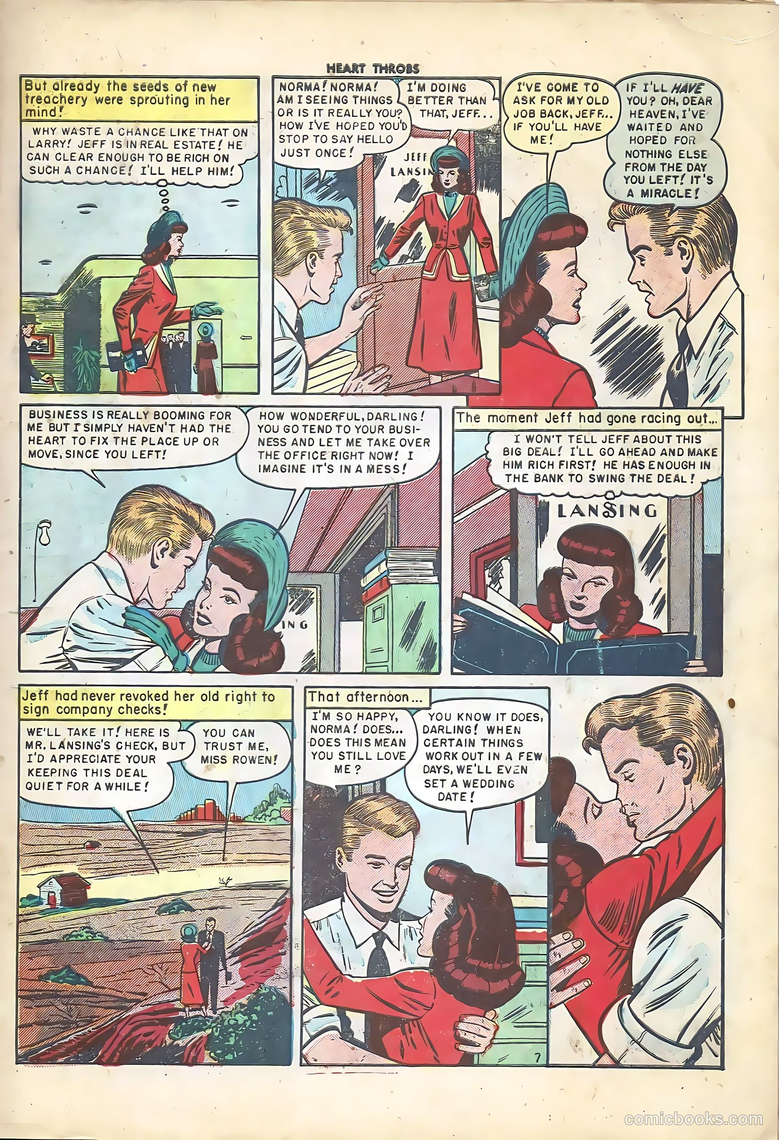 Heart Throbs #4 (1950) — page 9 of 36