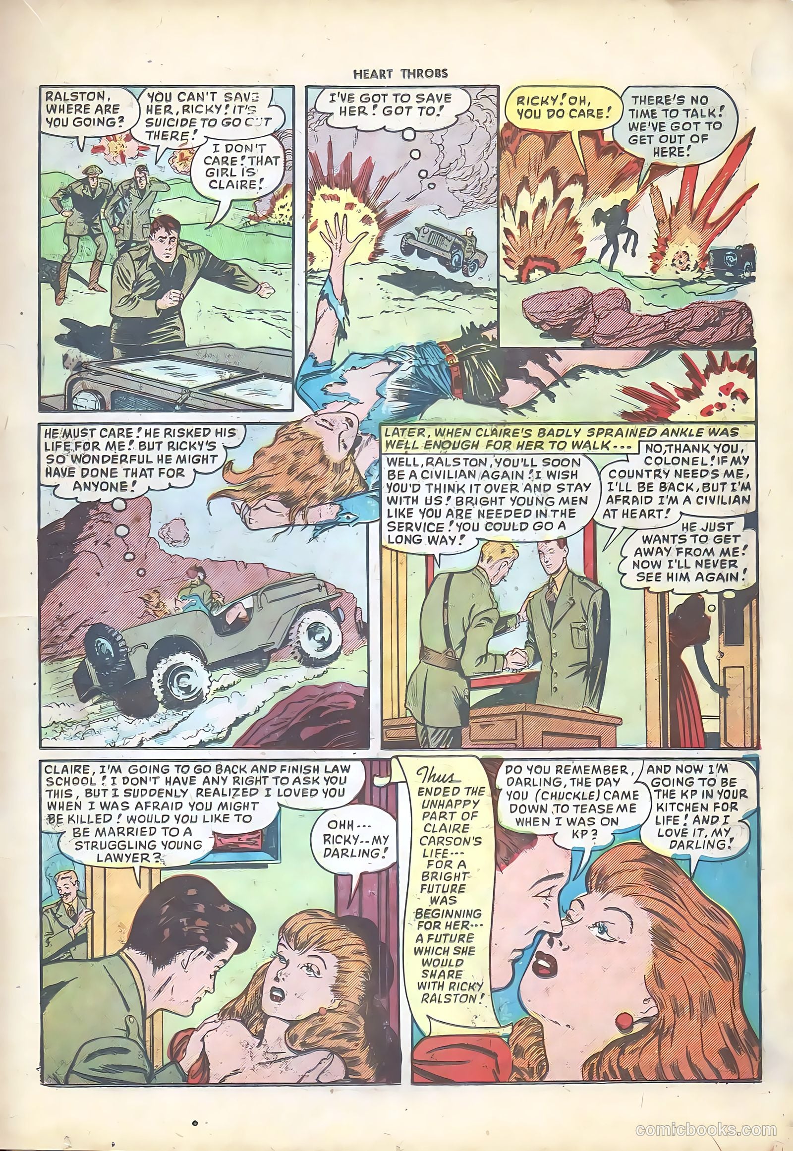Heart Throbs #4 (1950) — page 17 of 36