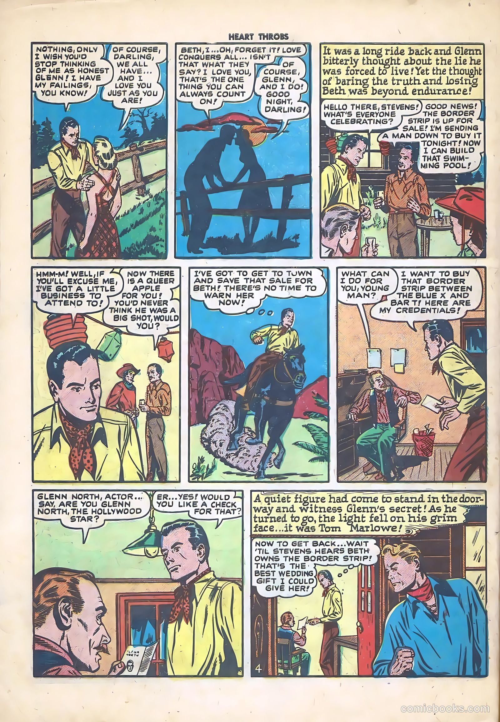 Heart Throbs #4 (1950) — page 30 of 36