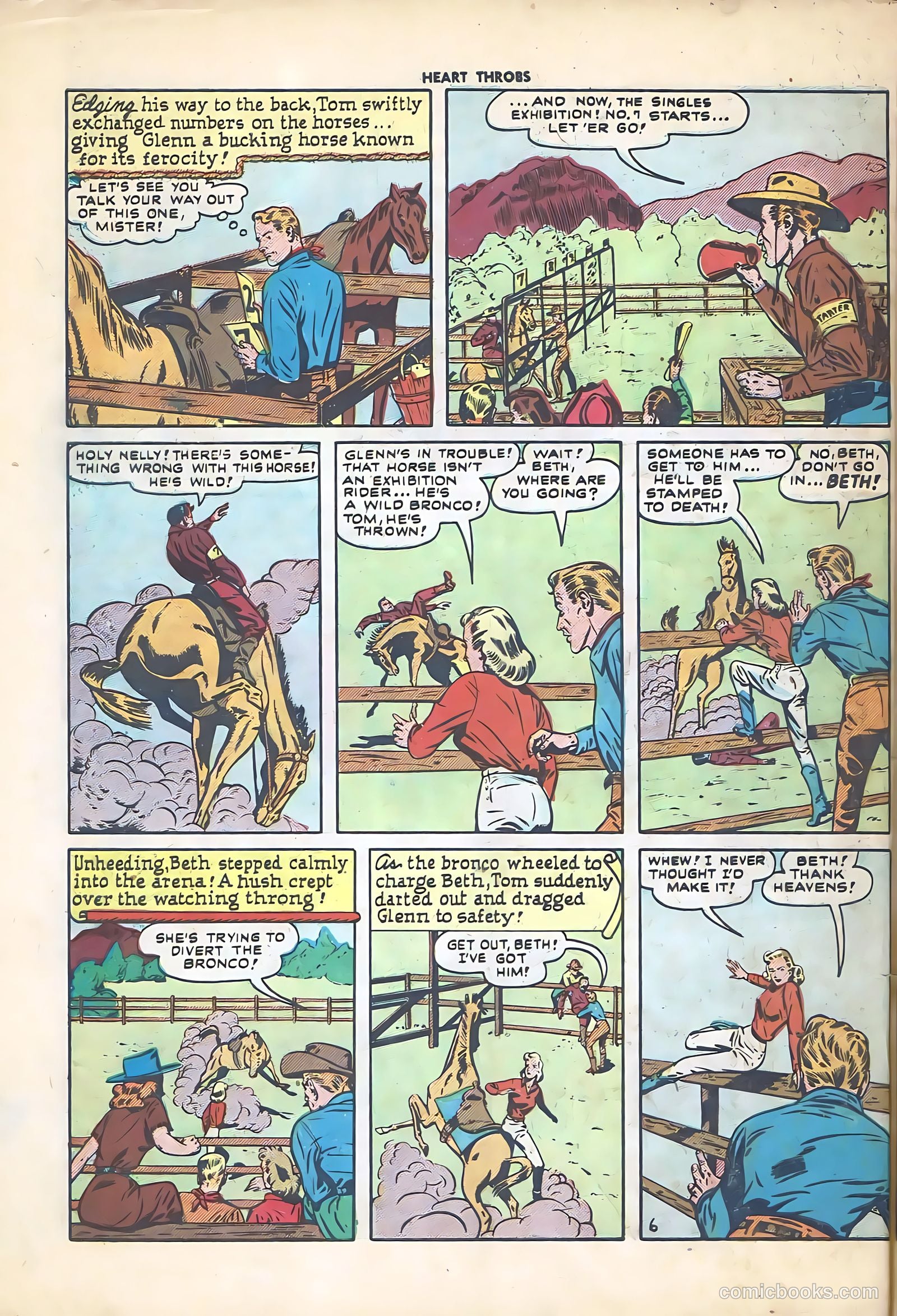 Heart Throbs #4 (1950) — page 32 of 36