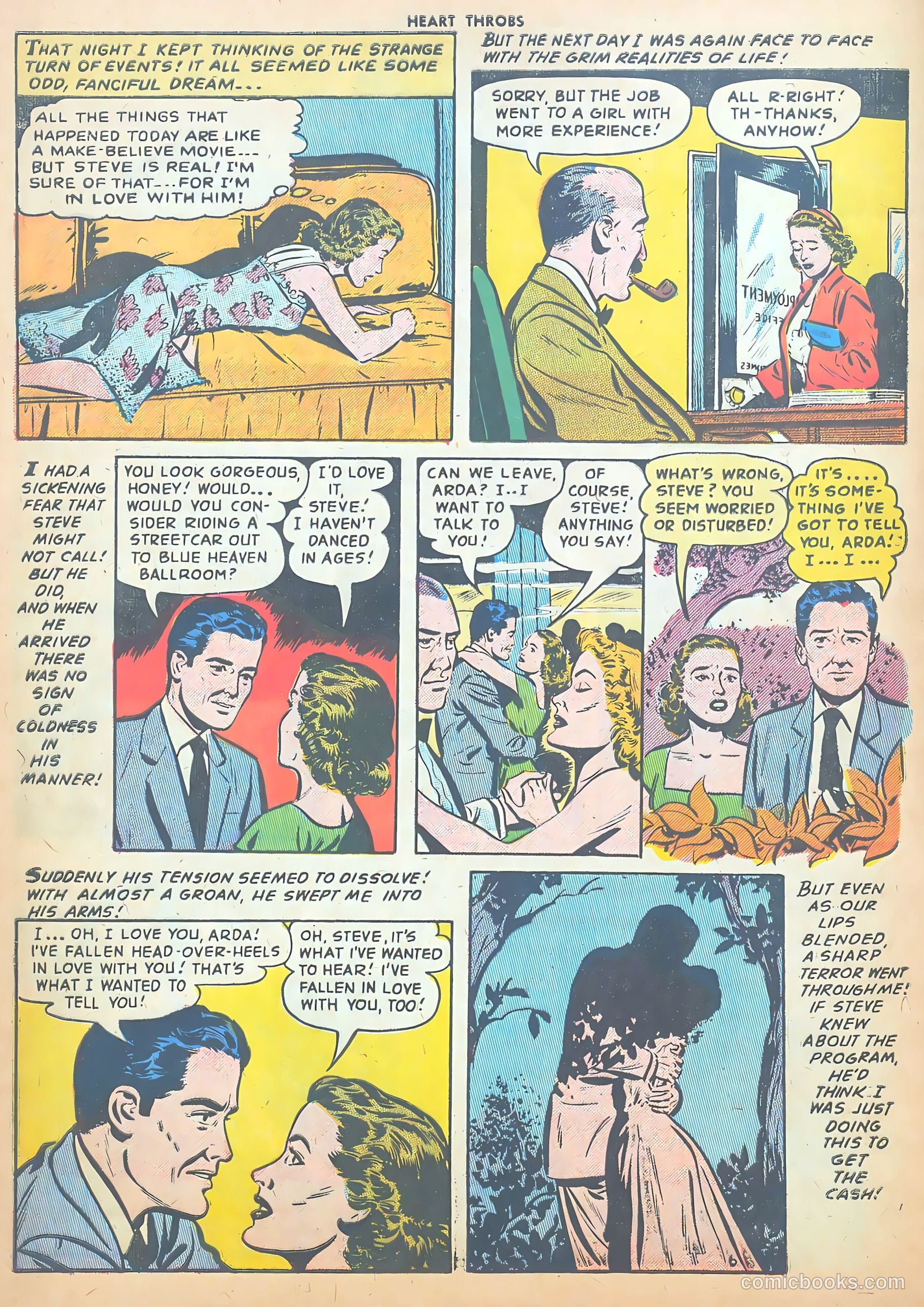 Heart Throbs #40 (1956) — page 8 of 37