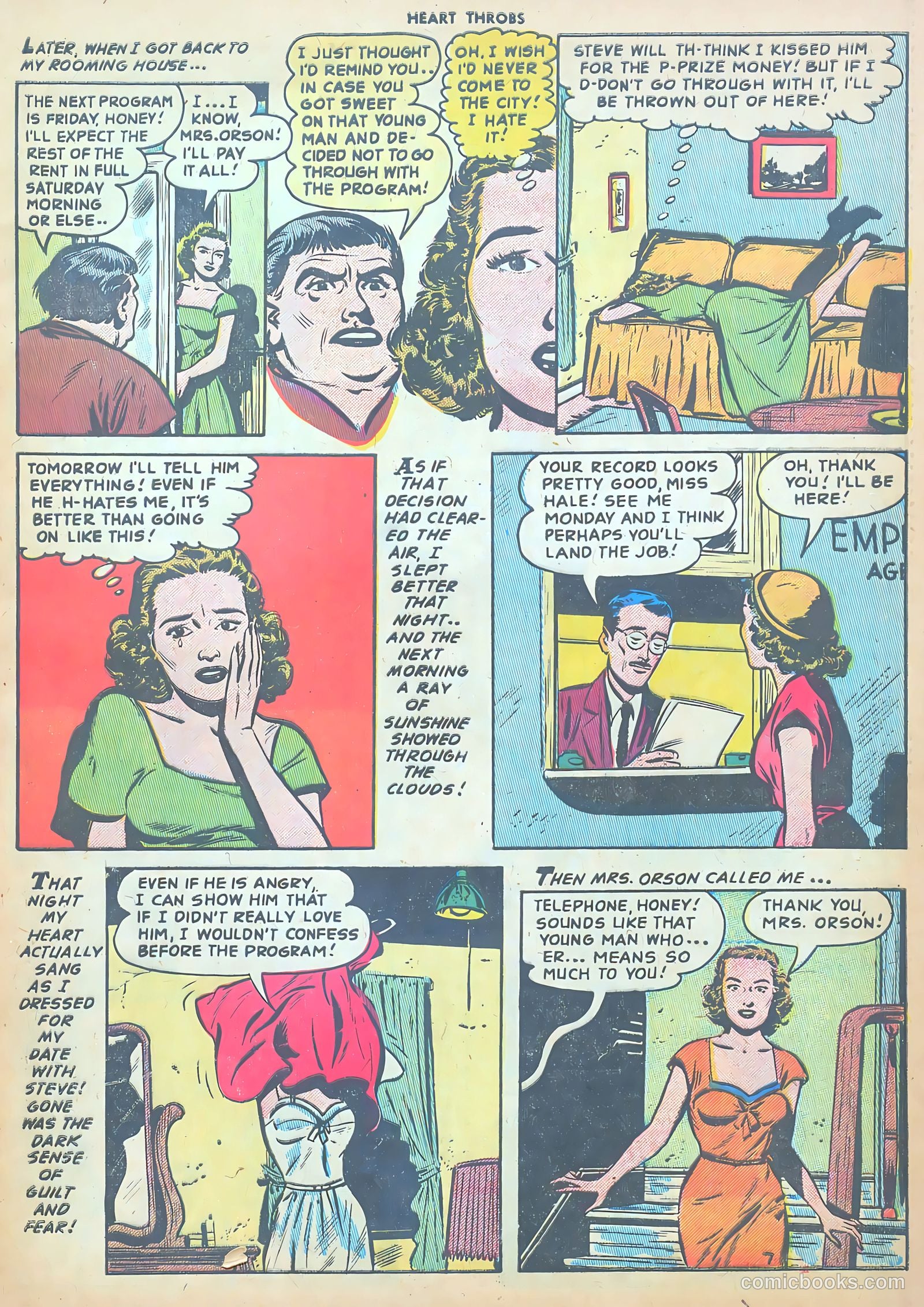 Heart Throbs #40 (1956) — page 9 of 37