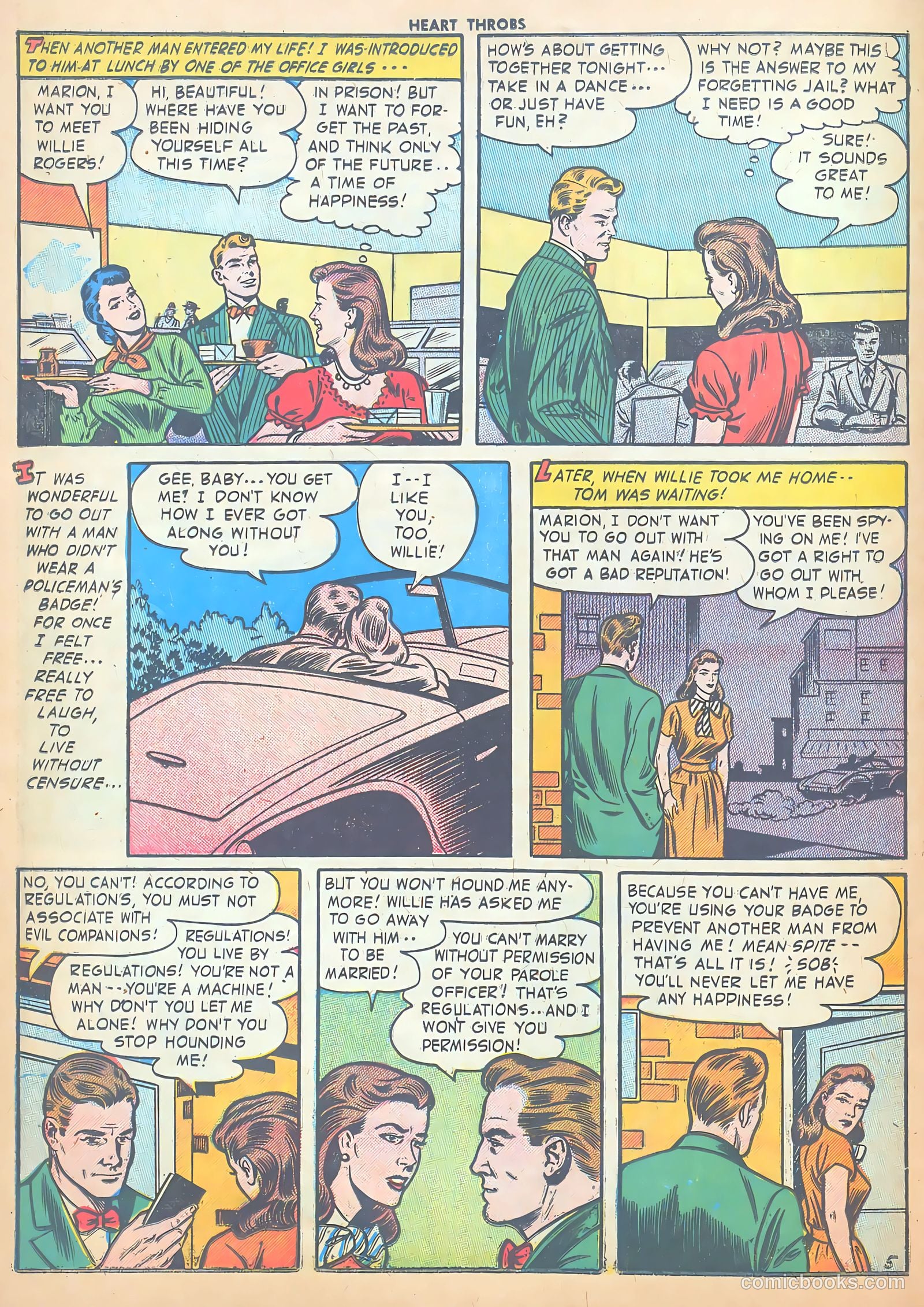 Heart Throbs #40 (1956) — page 16 of 37