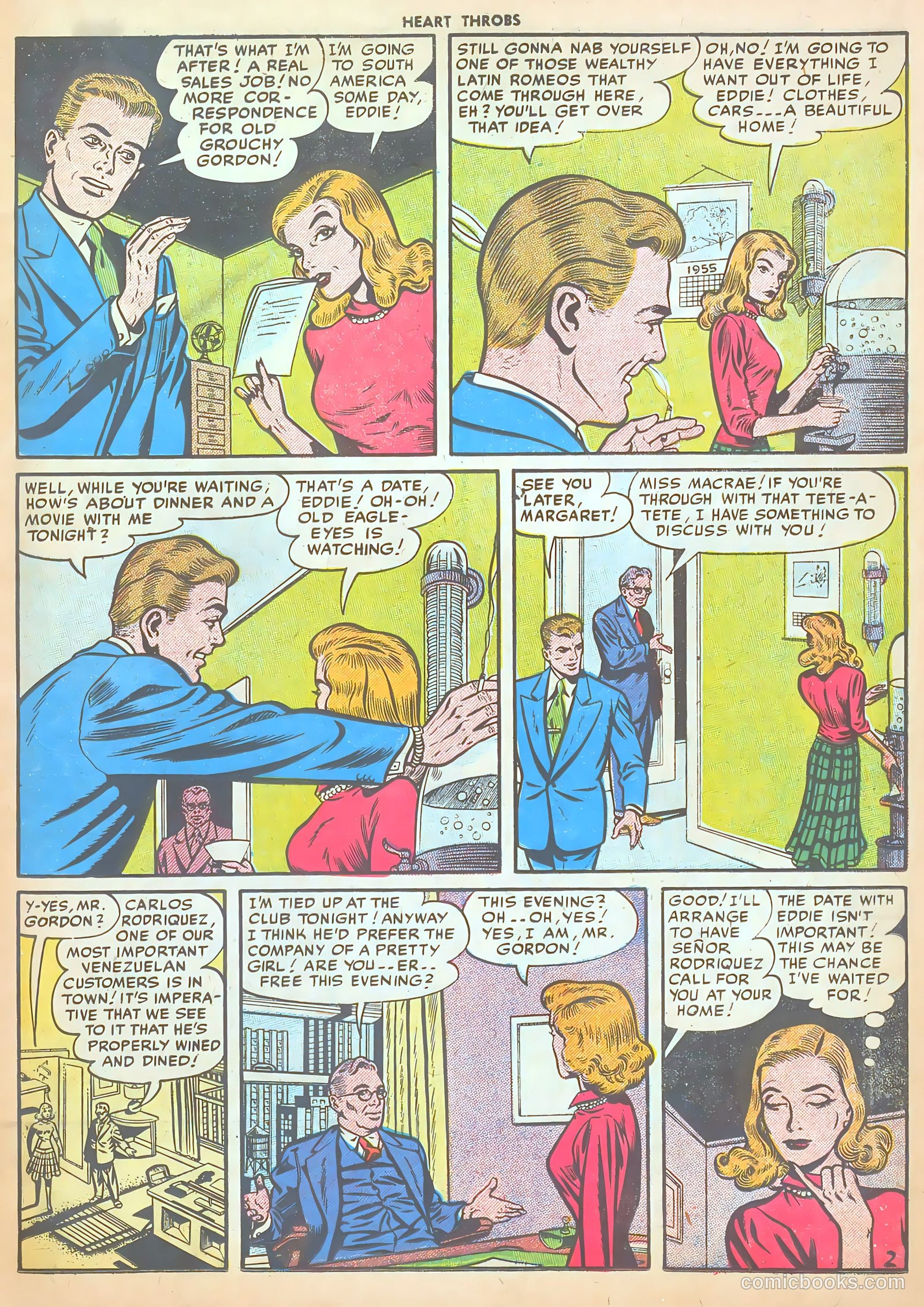 Heart Throbs #40 (1956) — page 19 of 37