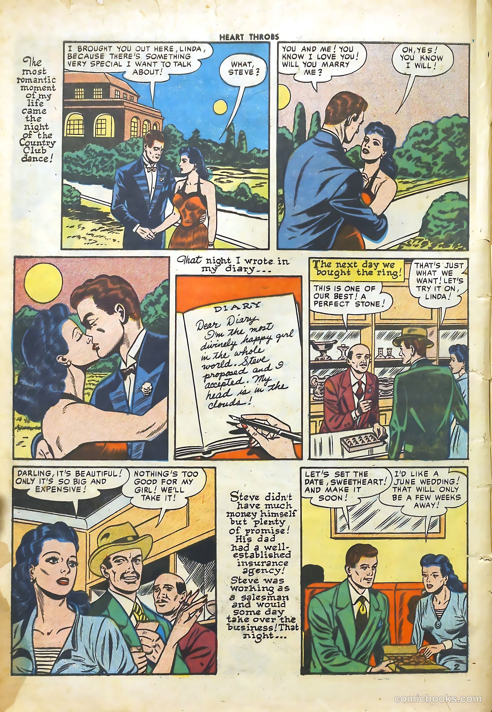 Heart Throbs #41 (1956) — page 4 of 36