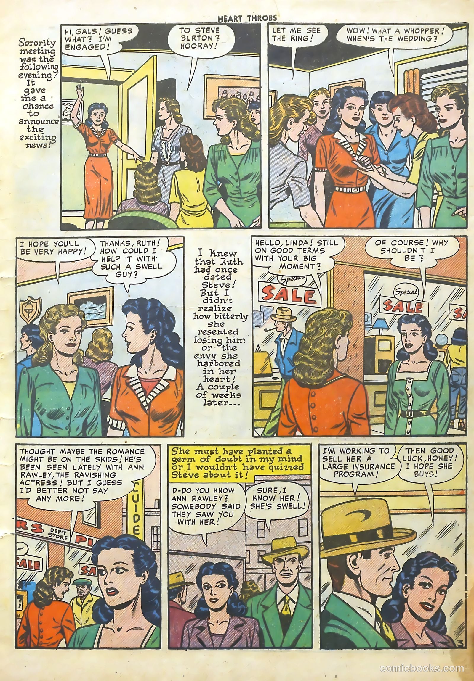 Heart Throbs #41 (1956) — page 5 of 36