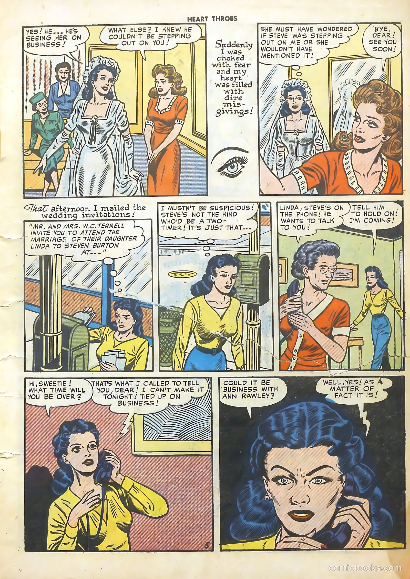 Heart Throbs #41 (1956) — page 7 of 36