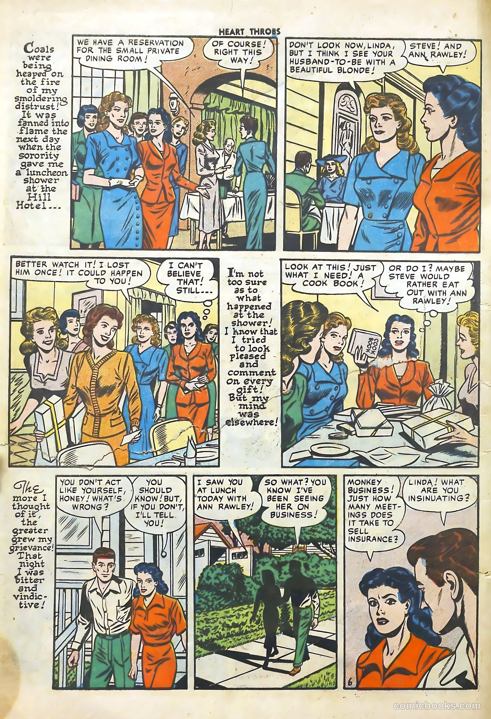 Heart Throbs #41 (1956) — page 8 of 36