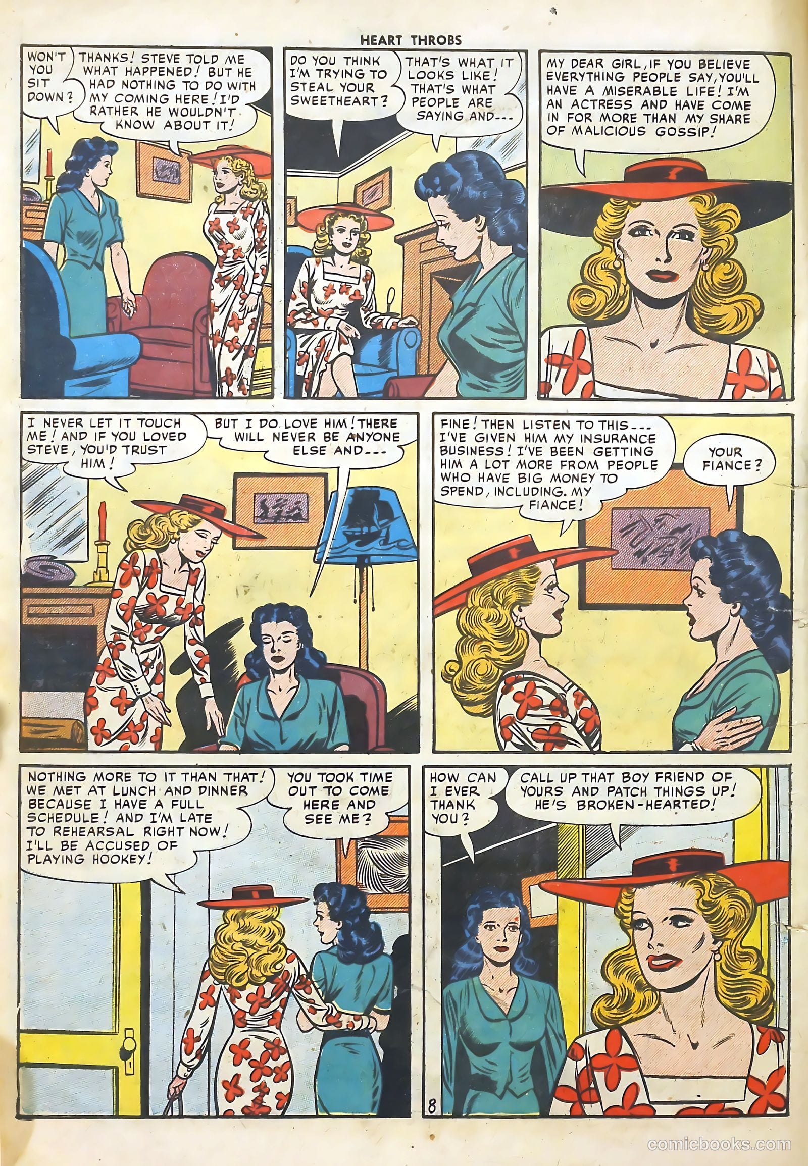 Heart Throbs #41 (1956) — page 10 of 36