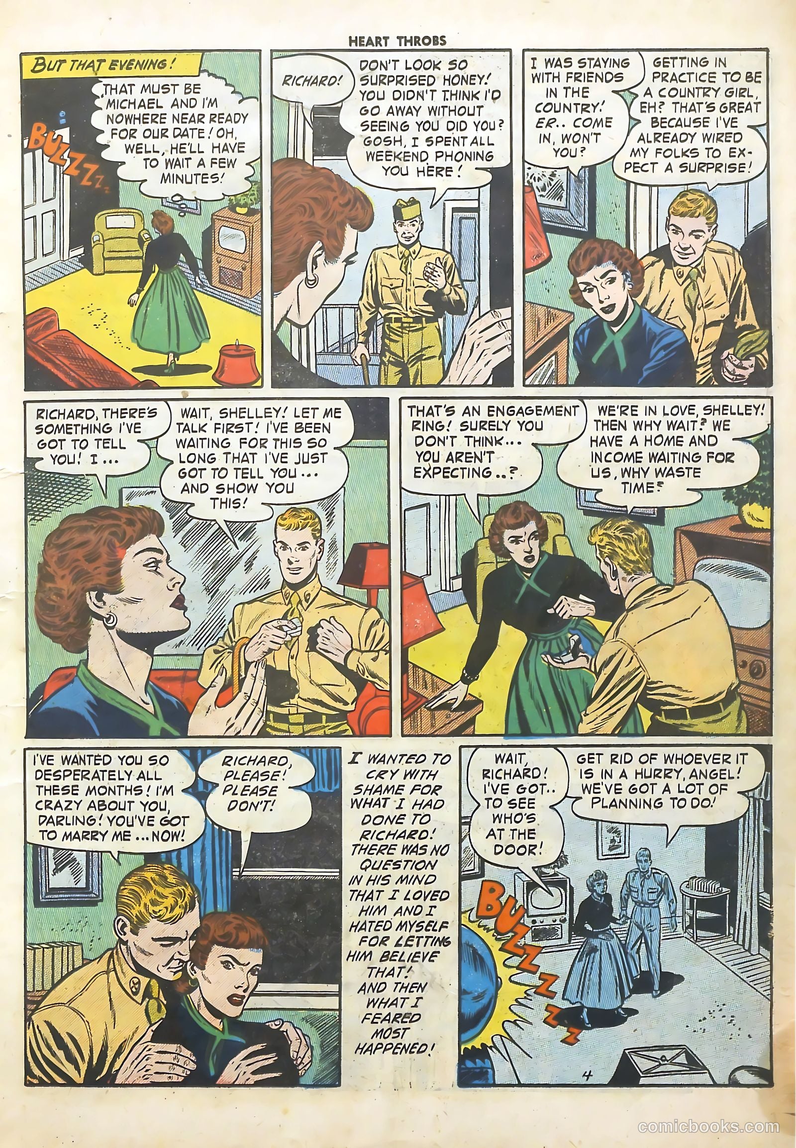 Heart Throbs #41 (1956) — page 15 of 36