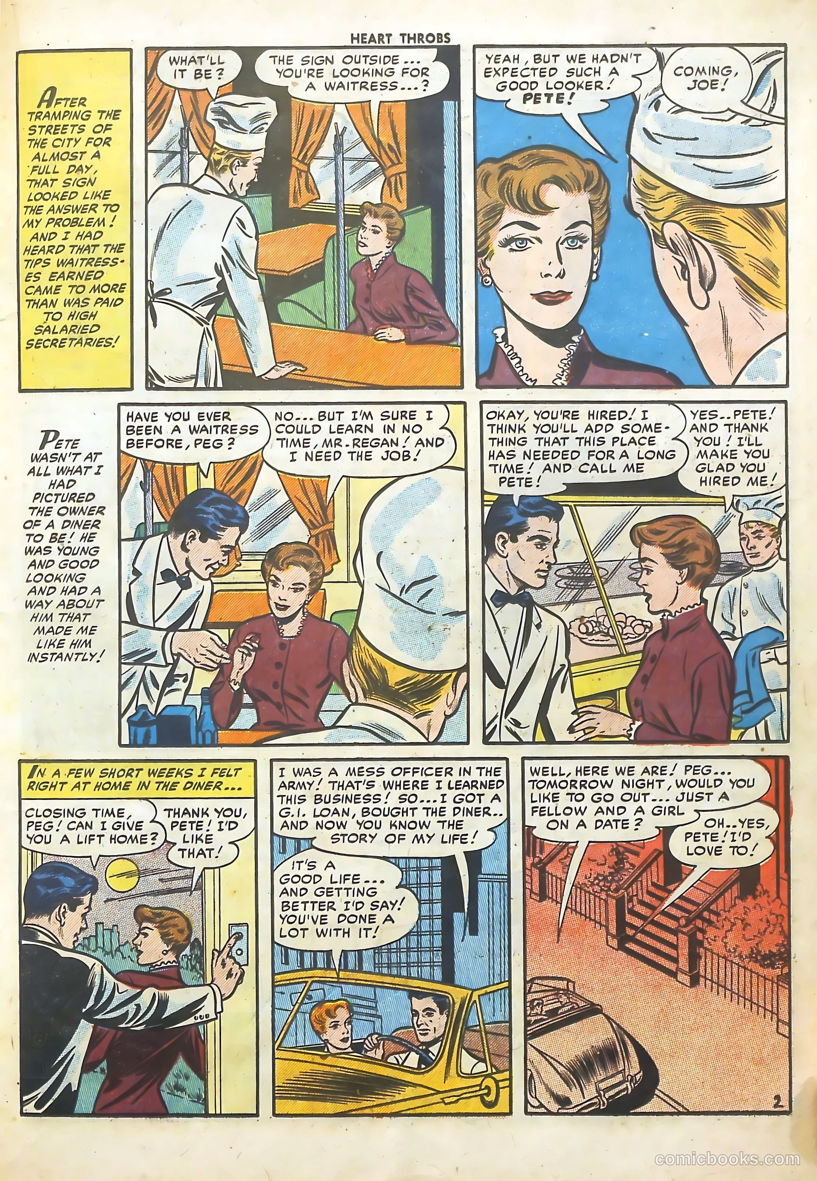 Heart Throbs #41 (1956) — page 19 of 36